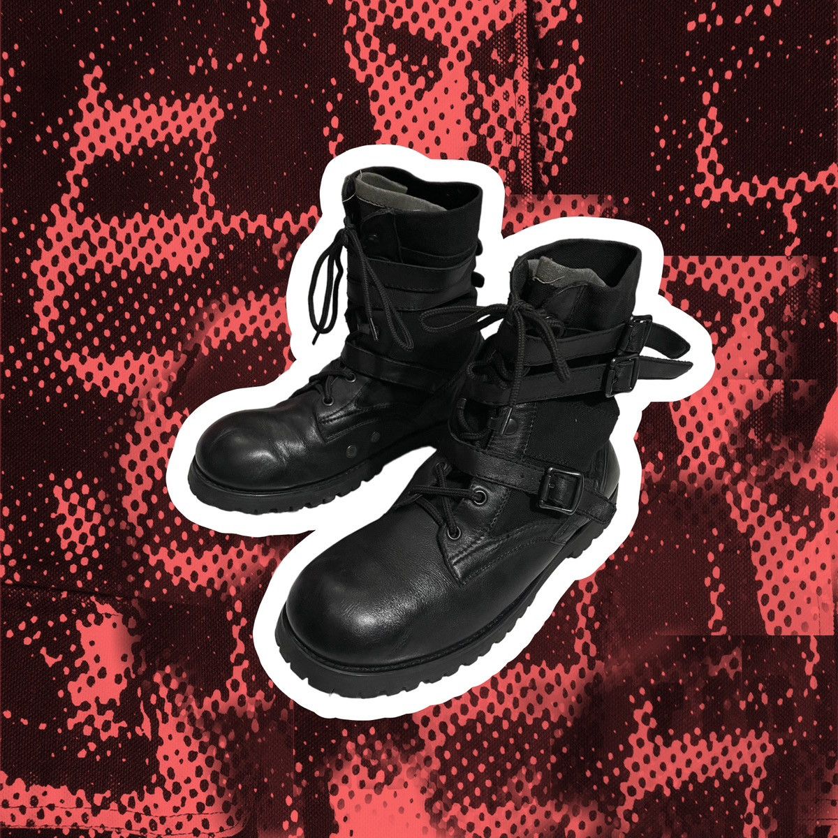 Number (N)ine Number (N)ine combat boots (ss06) | Grailed