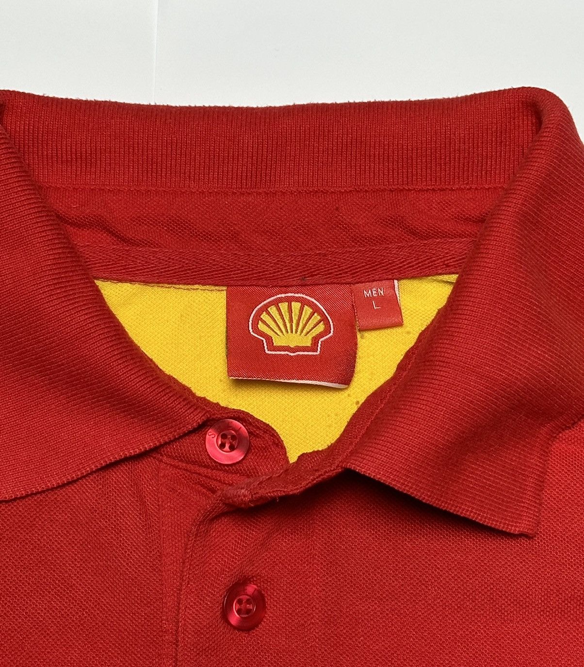 Ferrari Vintage Shell Ferrari Racing Polo F1 V-Power Size US L / EU 52-54 / 3 - 7 Thumbnail