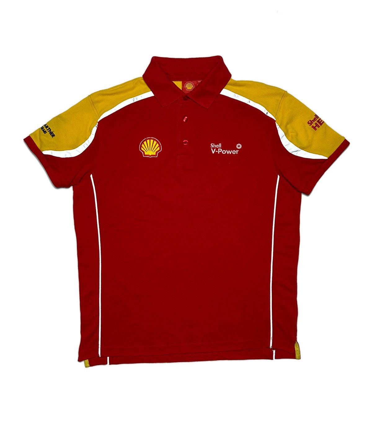 Ferrari Vintage Shell Ferrari Racing Polo F1 V-Power Size US L / EU 52-54 / 3 - 2 Thumbnail