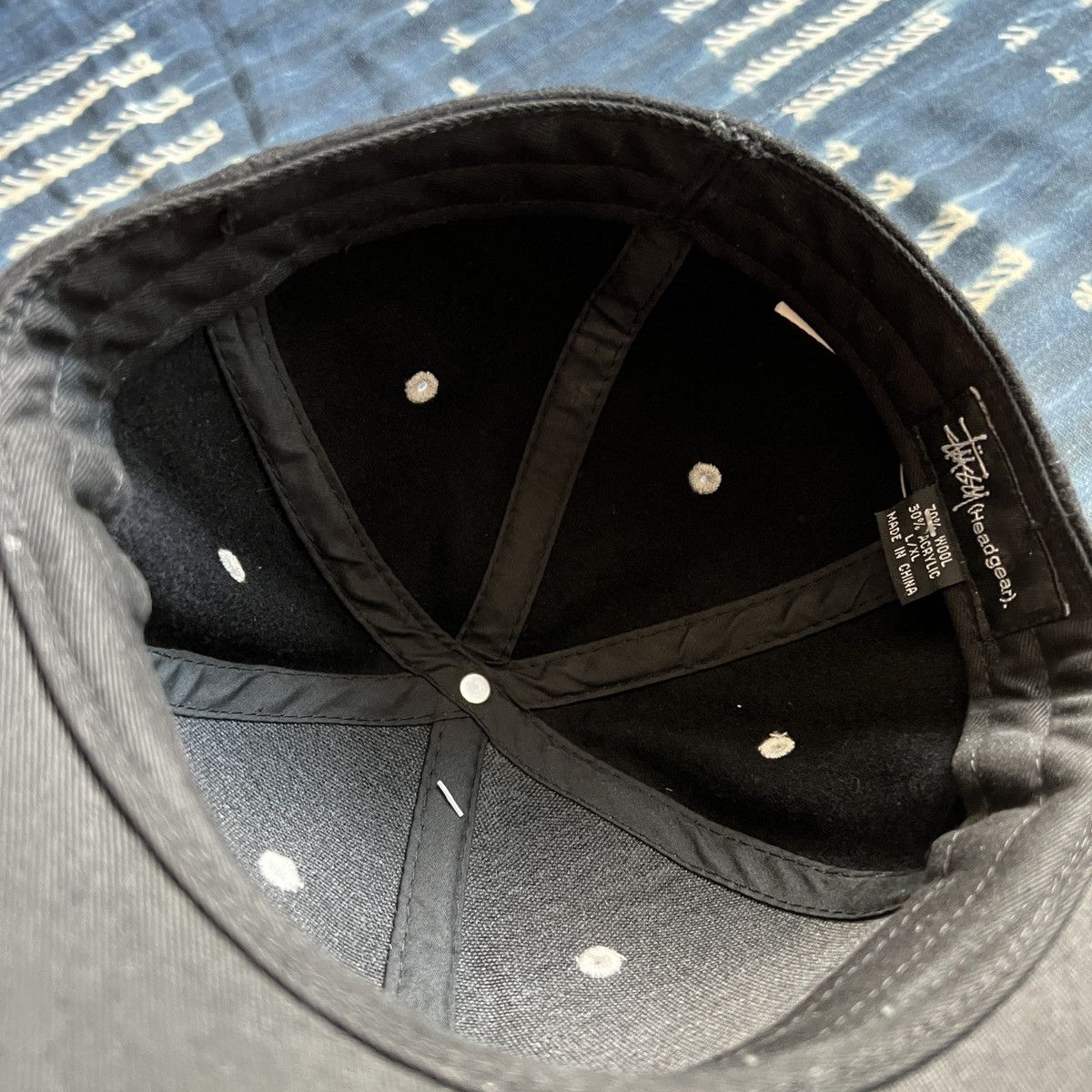 Stussy Stussy Archive FW05 Melton Wool Cap – 25th Anniversary L/XL Size ONE SIZE - 6 Thumbnail