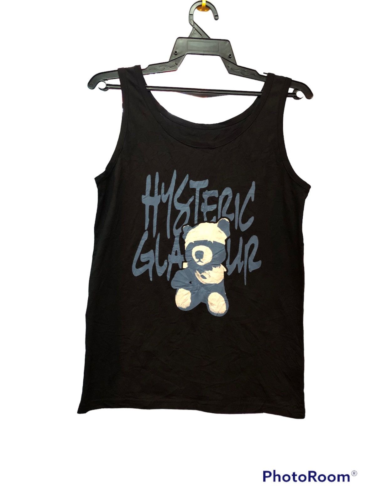 image of Hysteric Glamour Big Logo Singlet in Black, Women's (Size Medium)