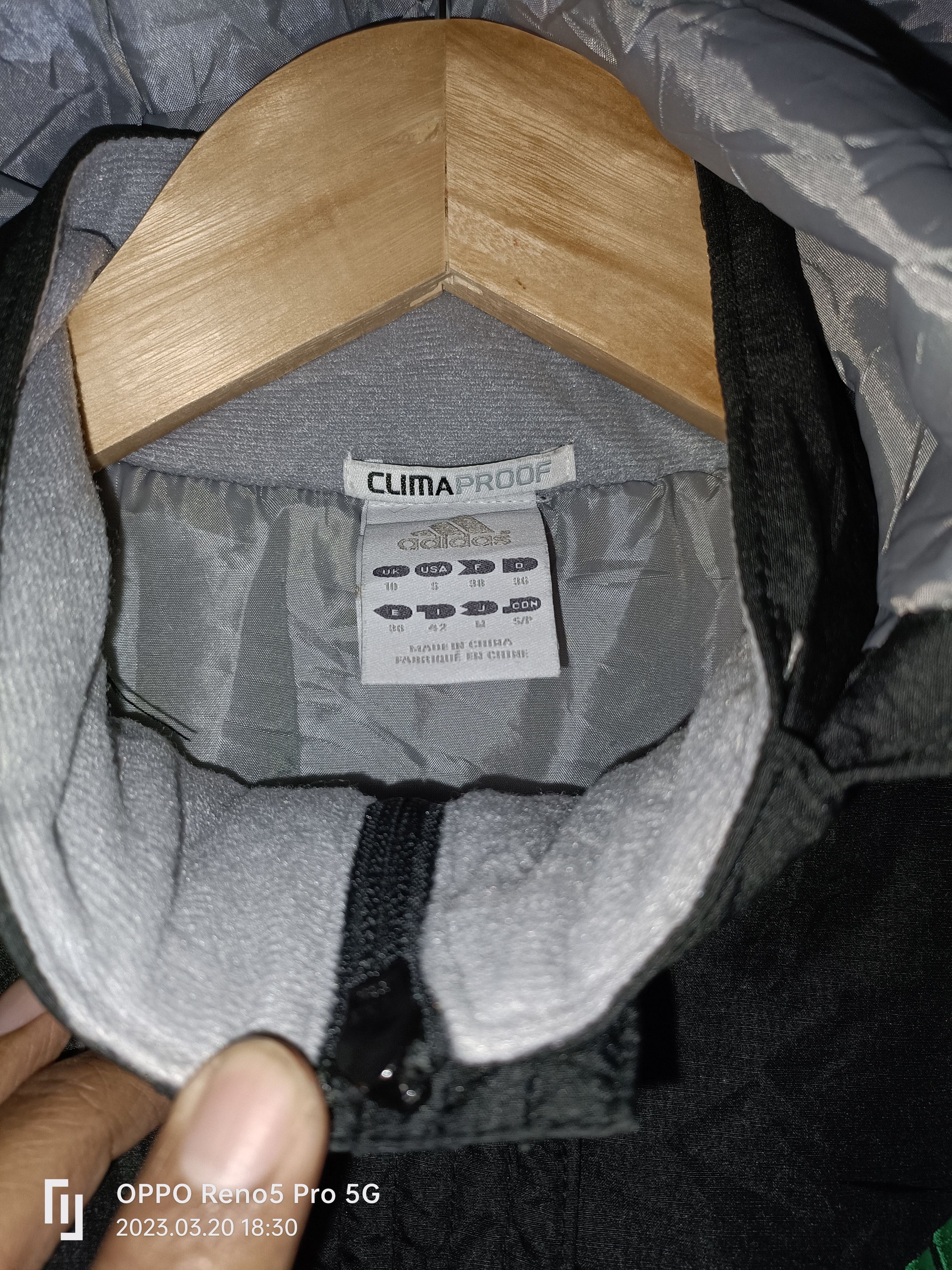 Adidas Vintage Adidas Long Windbreker Hoodie Bootleg Jacket Size US M / EU 48-50 / 2 - 12 Thumbnail