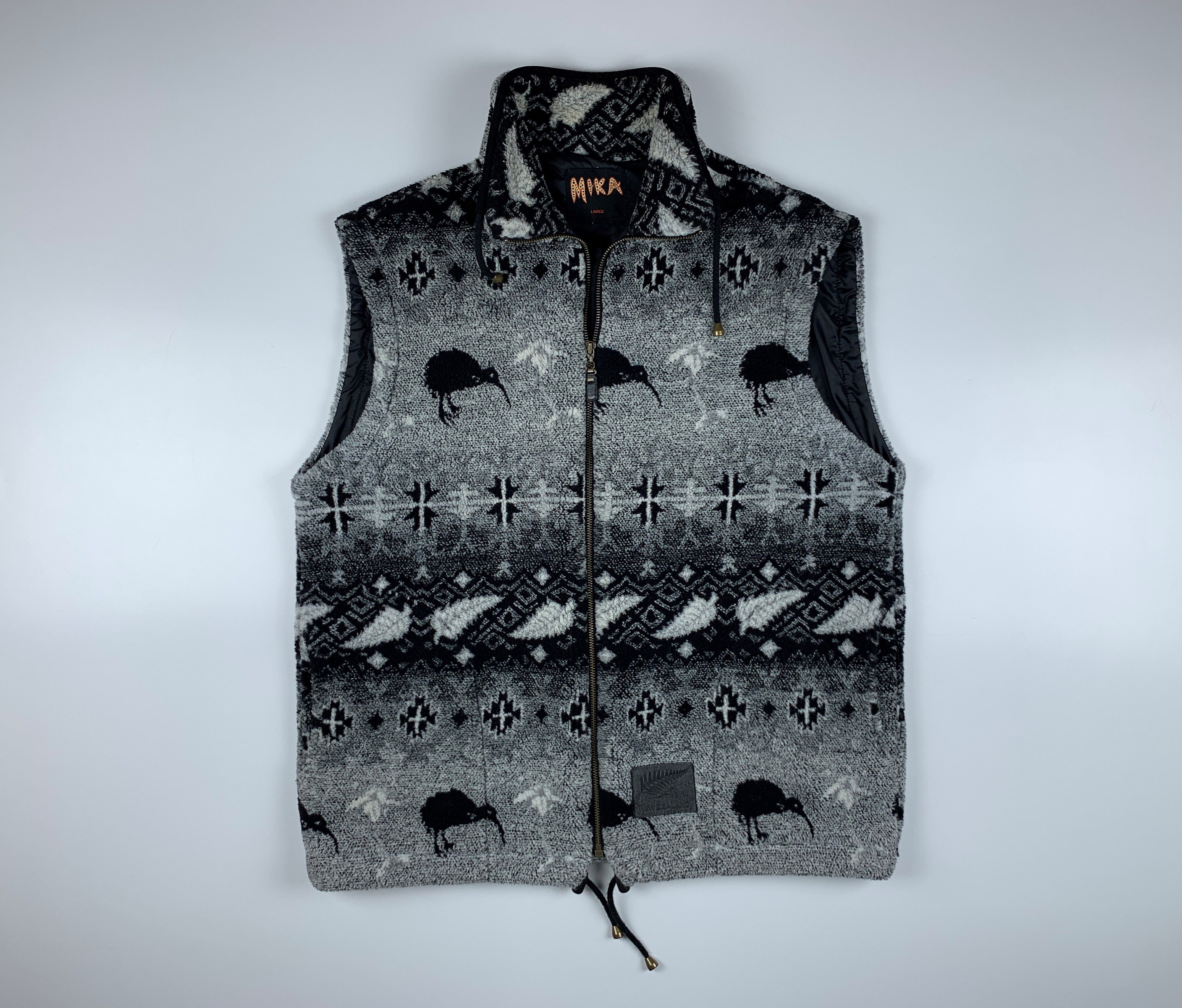 90's Mika New Zealand Vintage Fleece Men's Vest