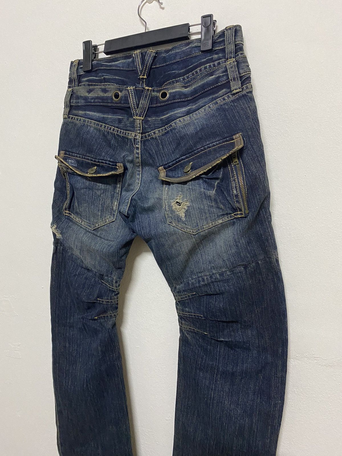 Japanese Brand × PPFM Japan Brand PPFM Double Waist Detachable Leg Jeans Size US 32 / EU 48 - 11 Thumbnail