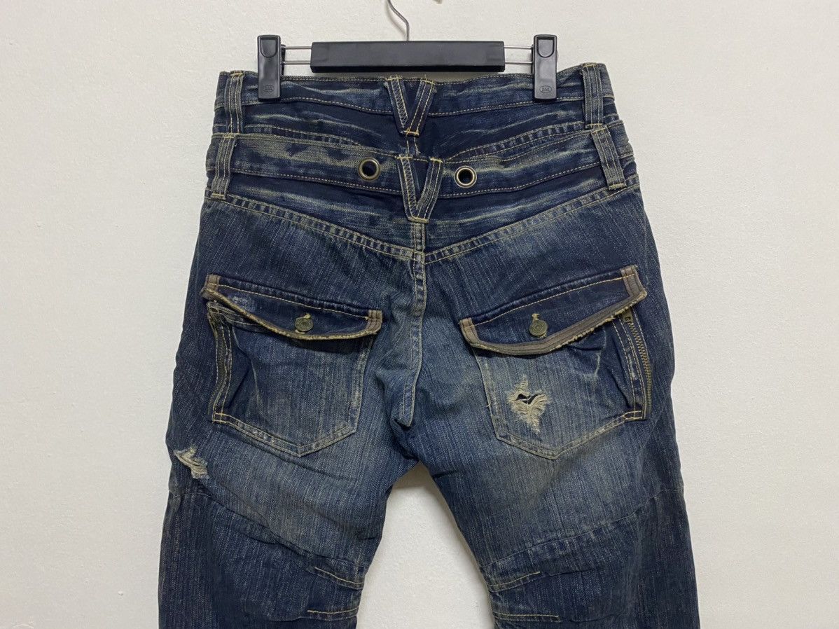 Japanese Brand × PPFM Japan Brand PPFM Double Waist Detachable Leg Jeans Size US 32 / EU 48 - 8 Thumbnail