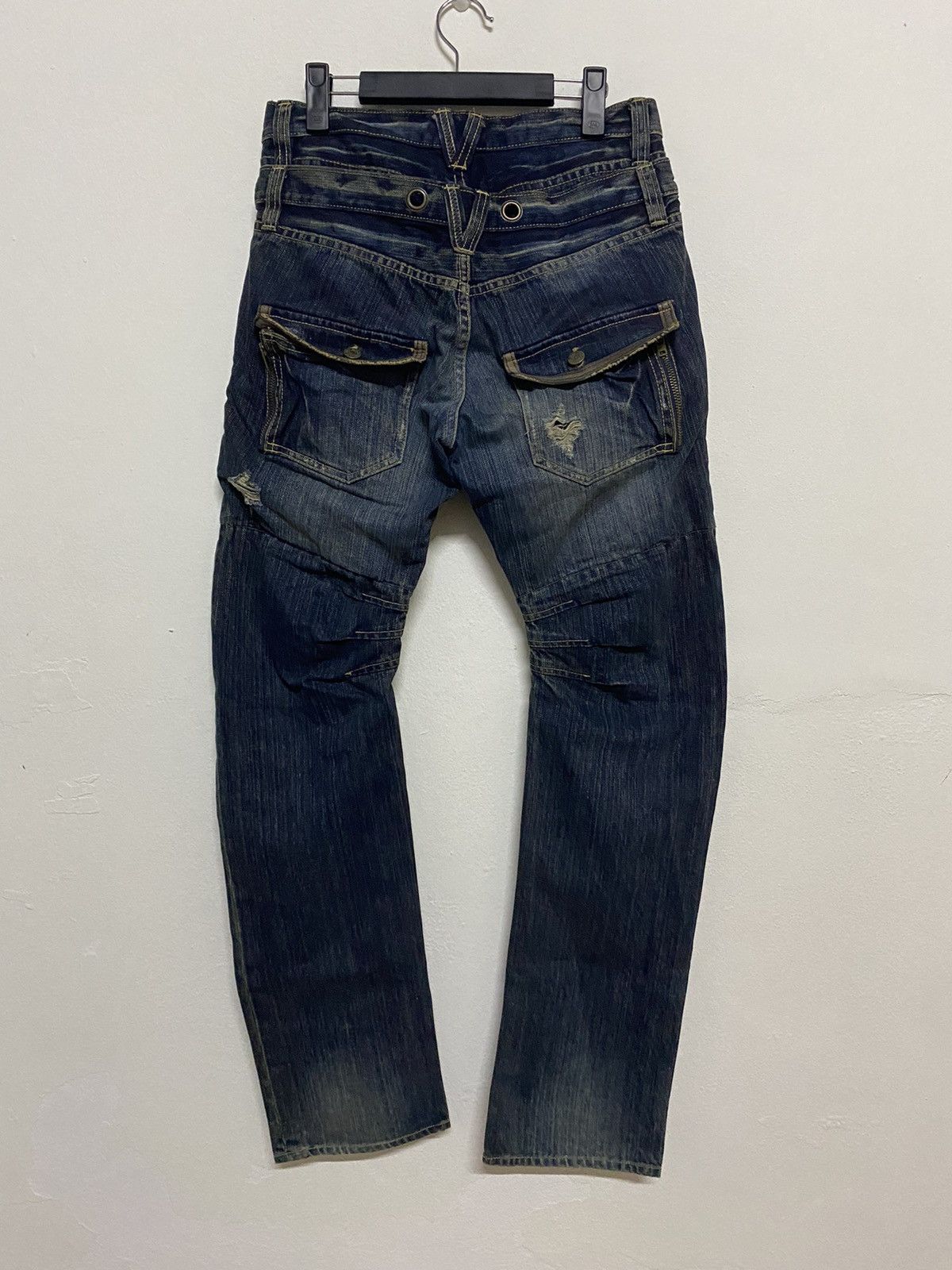 Japanese Brand × PPFM Japan Brand PPFM Double Waist Detachable Leg Jeans Size US 32 / EU 48 - 2 Thumbnail