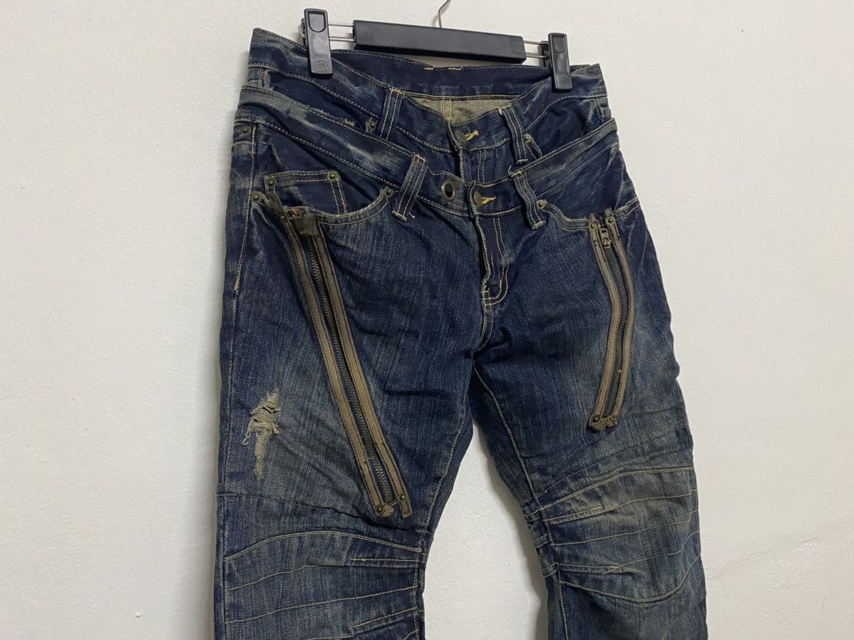 Japanese Brand × PPFM Japan Brand PPFM Double Waist Detachable Leg Jeans Size US 32 / EU 48 - 5 Thumbnail