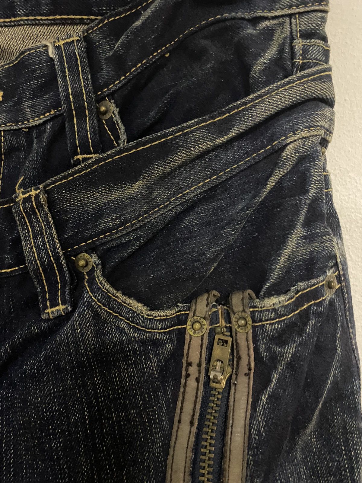Japanese Brand × PPFM Japan Brand PPFM Double Waist Detachable Leg Jeans Size US 32 / EU 48 - 16 Thumbnail