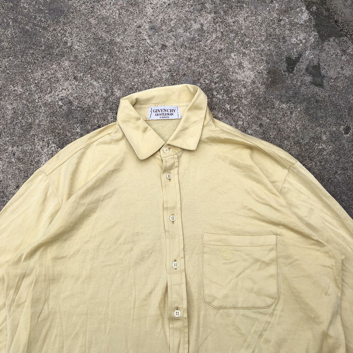 Givenchy 🔥Authentic🔥Distress🔥Givenchy Paris Pocket Crop Button Shirts Size US M / EU 48-50 / 2 - 2 Thumbnail