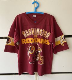 VINTAGE ALL OVER PRINT NFL WASHINGTON REDSKINS 1991 TEE SHIRT XL MADE –  Vintage rare usa