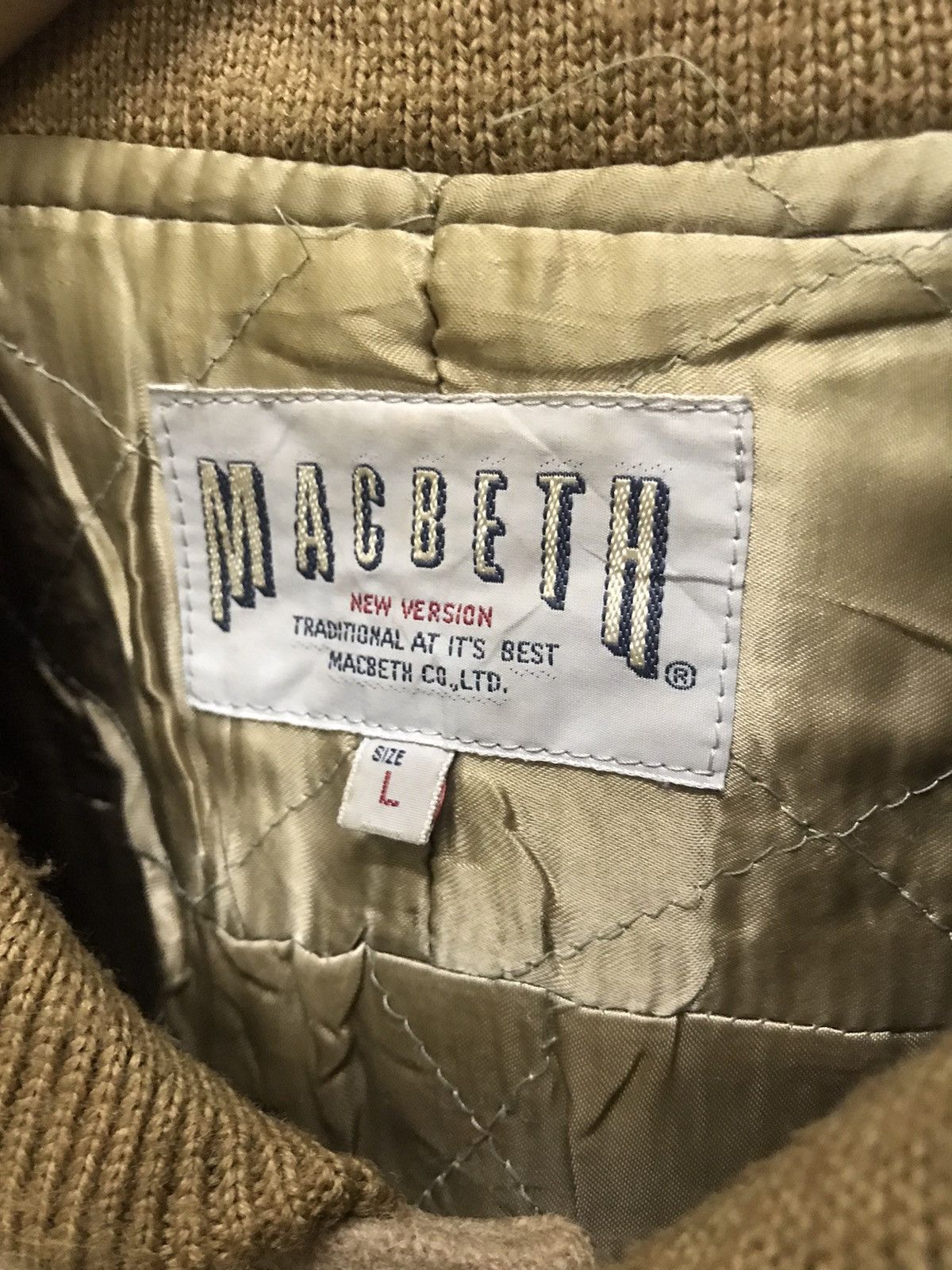 Macbeth Vintage Macbeth Aoyama varsity jacket leather sleeve Size US L / EU 52-54 / 3 - 7 Thumbnail