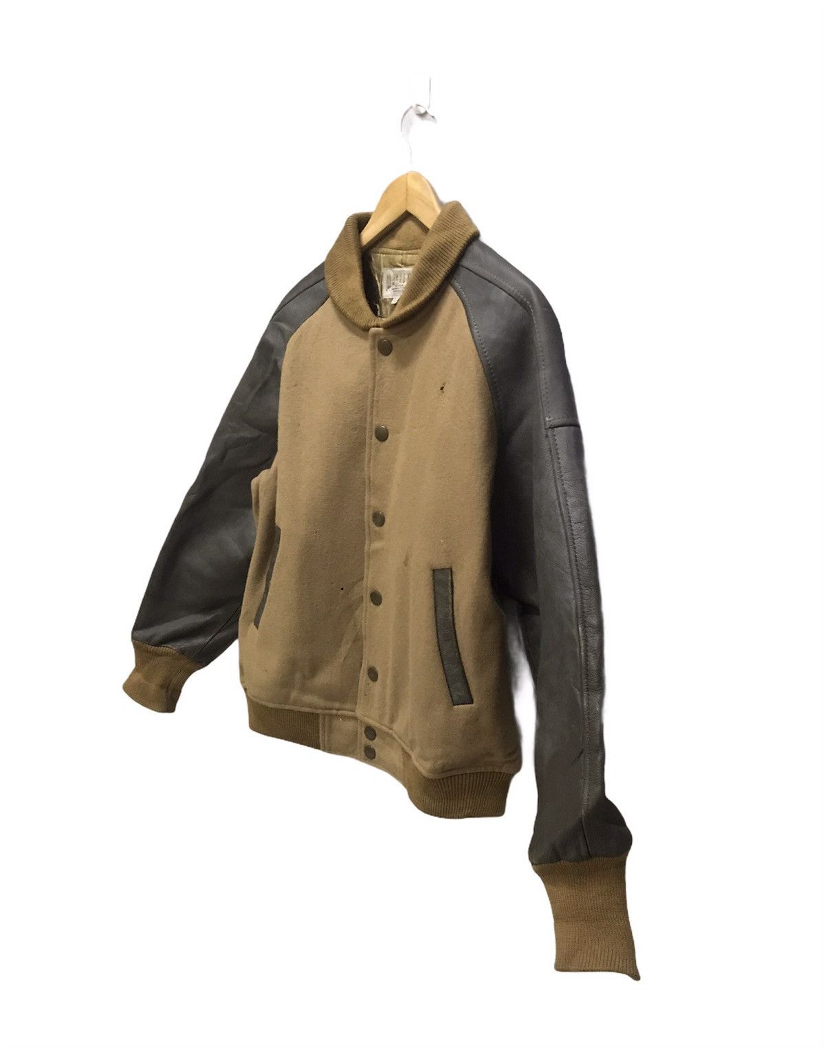 Macbeth Vintage Macbeth Aoyama varsity jacket leather sleeve Size US L / EU 52-54 / 3 - 3 Thumbnail
