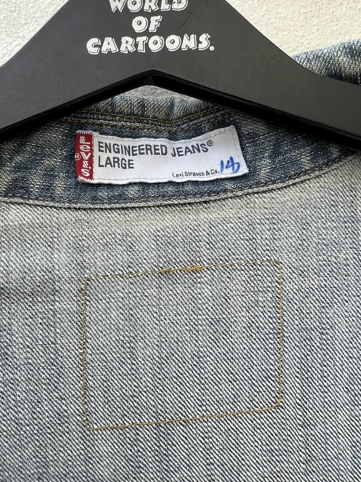 Japanese Brand 2002 Levi’s Engineer Teenage Riot Fade Trashed Denim Jacket Size US M / EU 48-50 / 2 - 22 Thumbnail