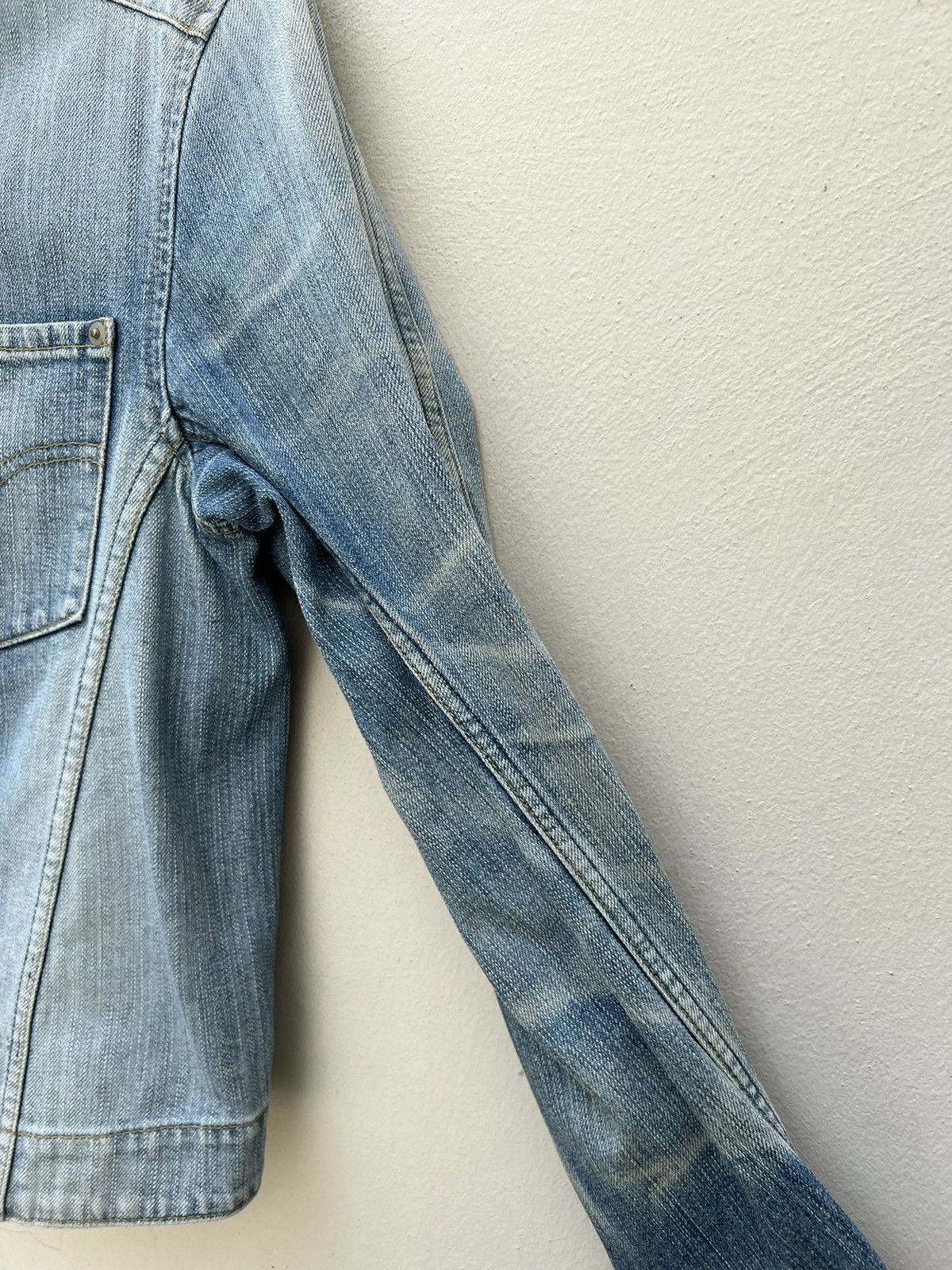 Japanese Brand 2002 Levi’s Engineer Teenage Riot Fade Trashed Denim Jacket Size US M / EU 48-50 / 2 - 19 Thumbnail