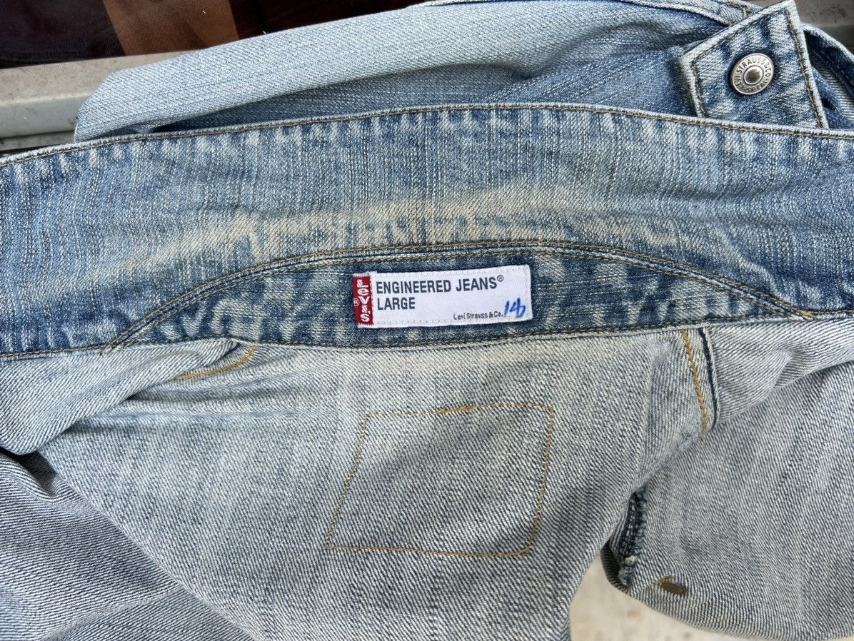 Japanese Brand 2002 Levi’s Engineer Teenage Riot Fade Trashed Denim Jacket Size US M / EU 48-50 / 2 - 23 Thumbnail