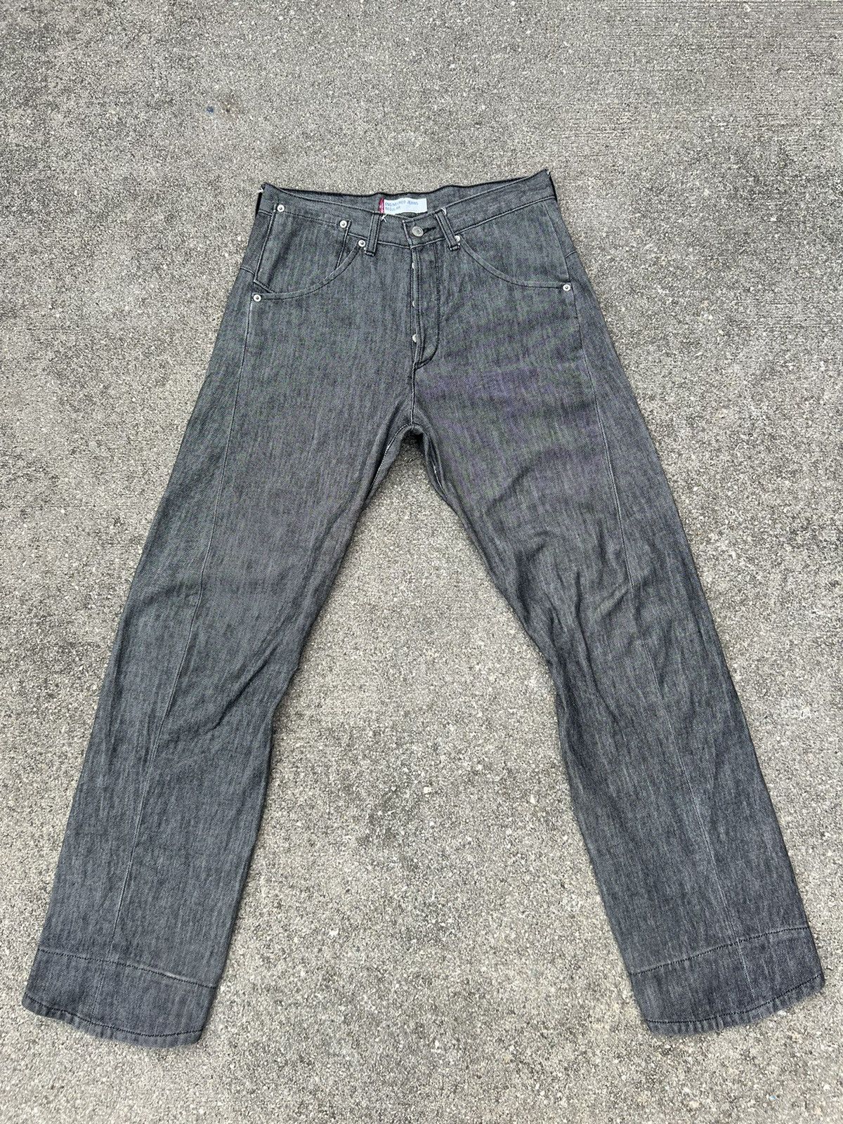 Levi's Vintage 2000s Levi’s Engineered Grey Regular Denim Jeans Size US 32 / EU 48 - 19 Thumbnail