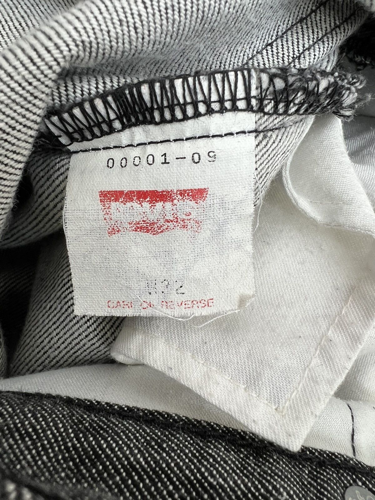 Levi's Vintage 2000s Levi’s Engineered Grey Regular Denim Jeans Size US 32 / EU 48 - 17 Thumbnail