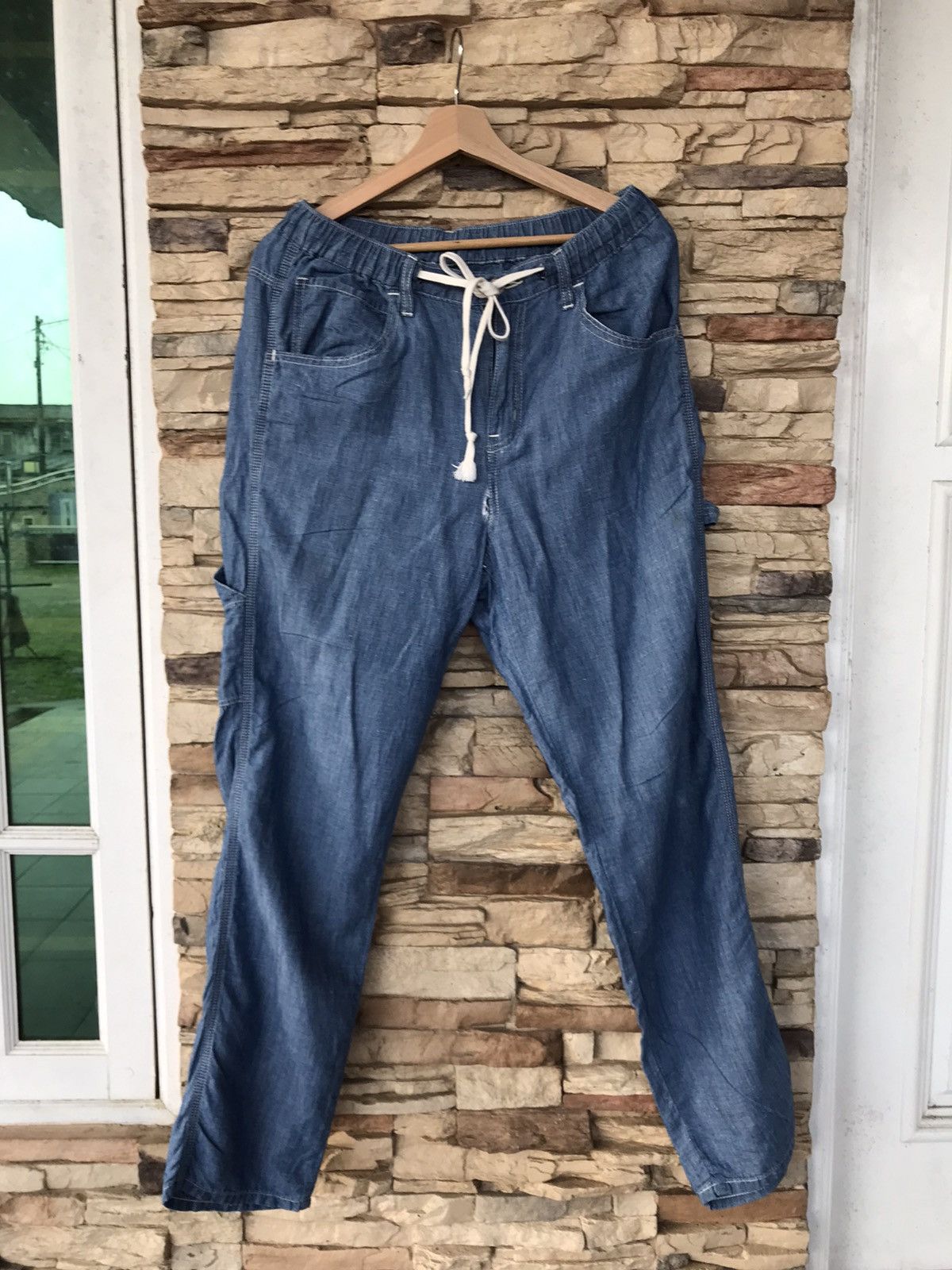 Edwin Edwin Carpenter Distressed Denim Pants Size US 32 / EU 48 - 1 Thumbnail