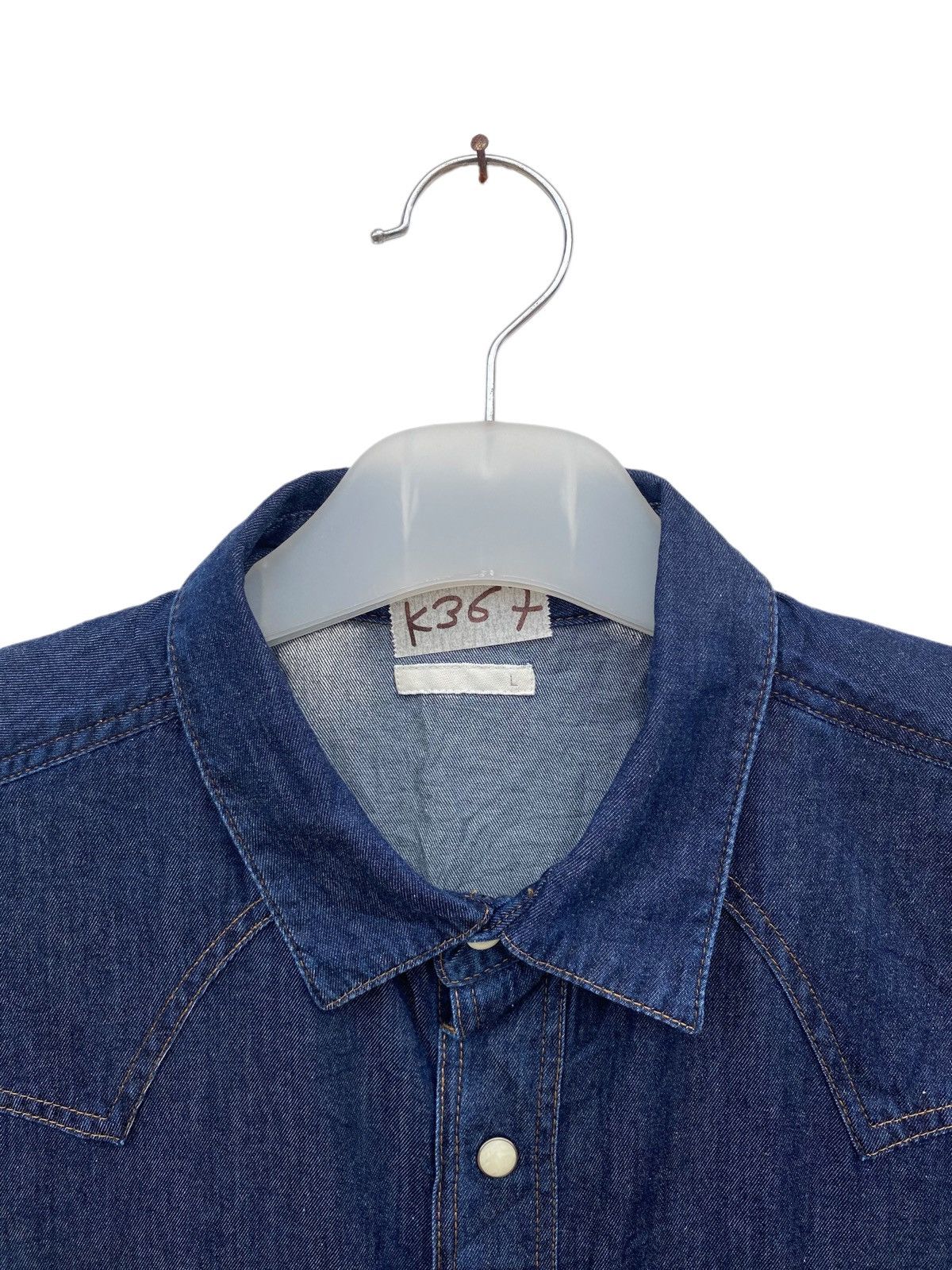 Designer Gu Jeans Western Shirt Size US L / EU 52-54 / 3 - 3 Thumbnail