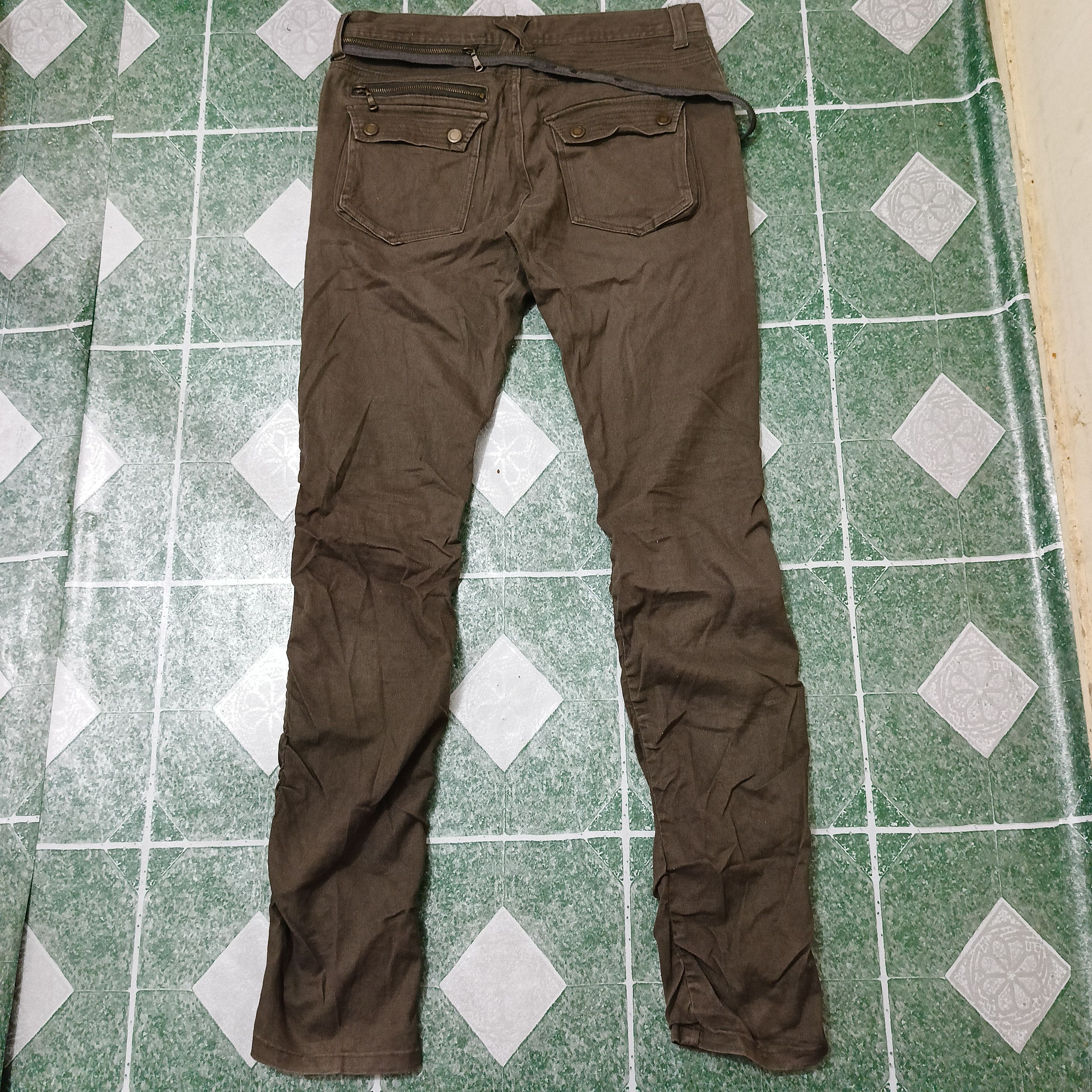 semanticdesign semantic design bush pants with buckle punk style pants Size US 31 - 8 Thumbnail