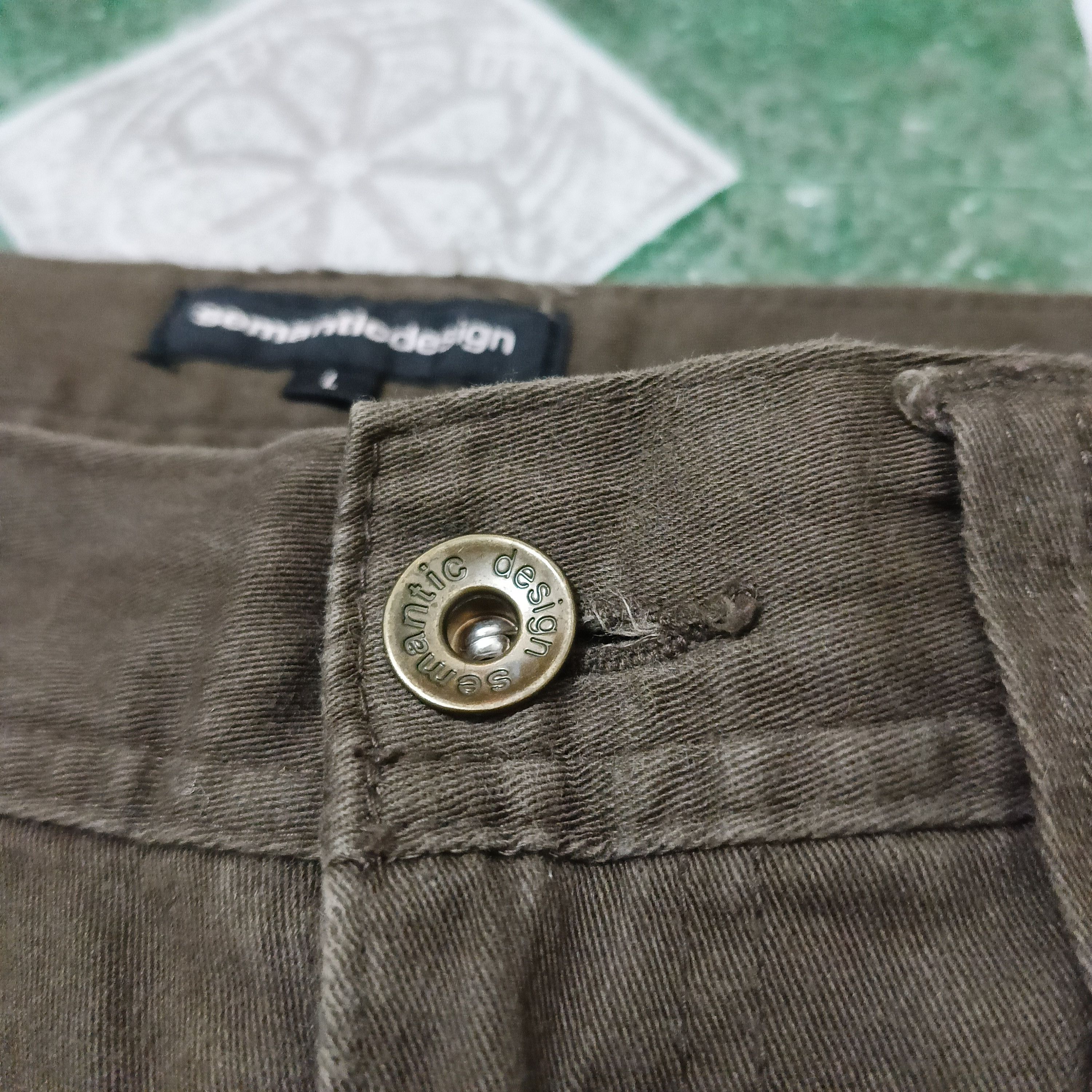 semanticdesign semantic design bush pants with buckle punk style pants Size US 31 - 5 Thumbnail
