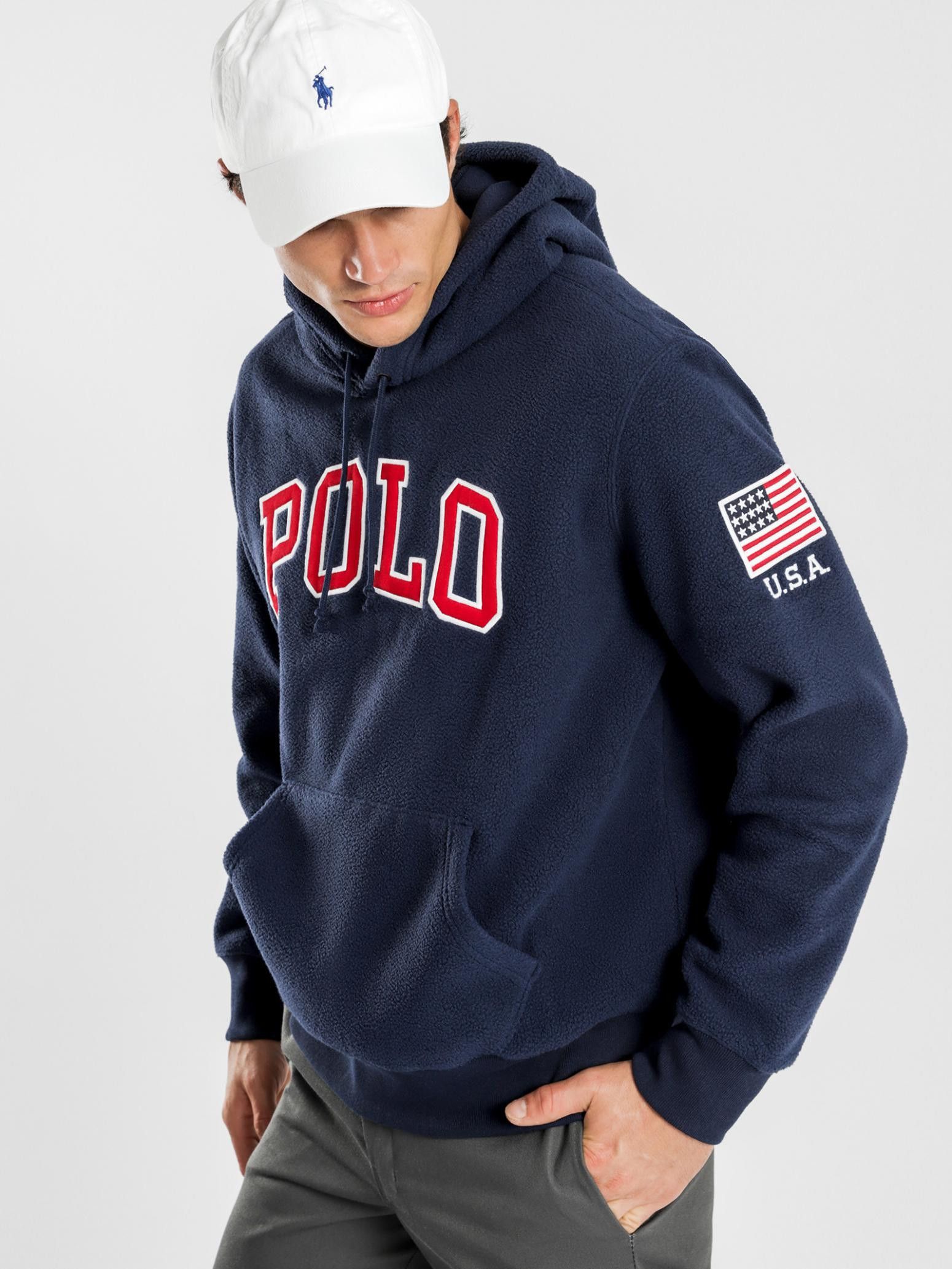 Polo Ralph Lauren POLO RALPH LAUREN POLO FLEECE POPOVER HOODIE XXL Size US XXL / EU 58 / 5 - 3 Thumbnail