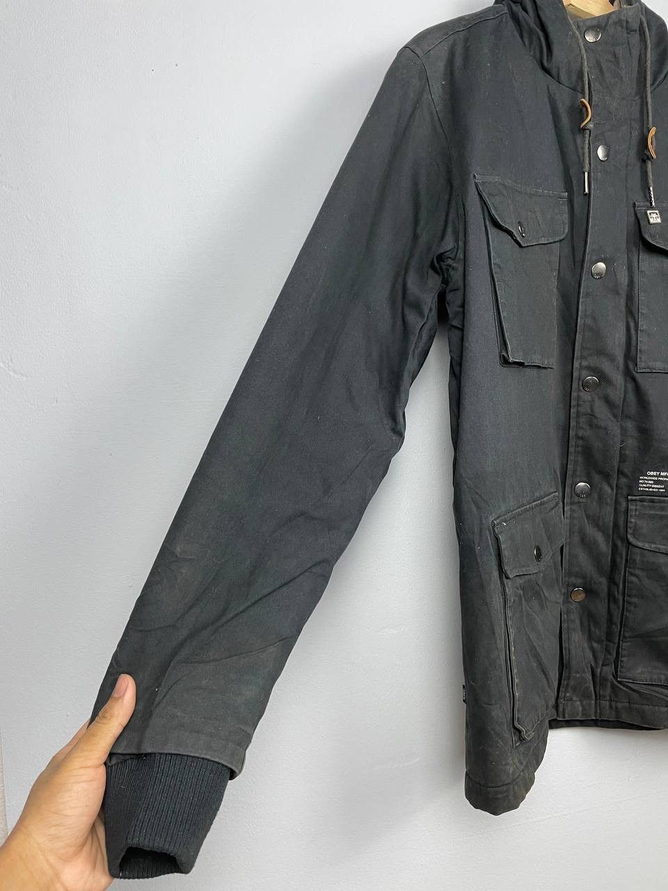 Obey × Vintage Obey Chore Workwear Parka Utility Jacket Size US M / EU 48-50 / 2 - 3 Thumbnail