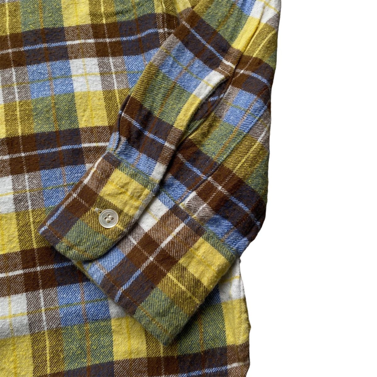 CABANE de ZUCCa × Issey Miyake × Pleats Please Issey Miyake Rare Vintage Cabane de Zucca Issey Miyake Flannel Shirt Size US S / EU 44-46 / 1 - 4 Thumbnail