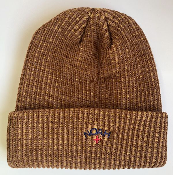 Noah NoahNY FW21 Tri-Color Beanie BROWN | Grailed