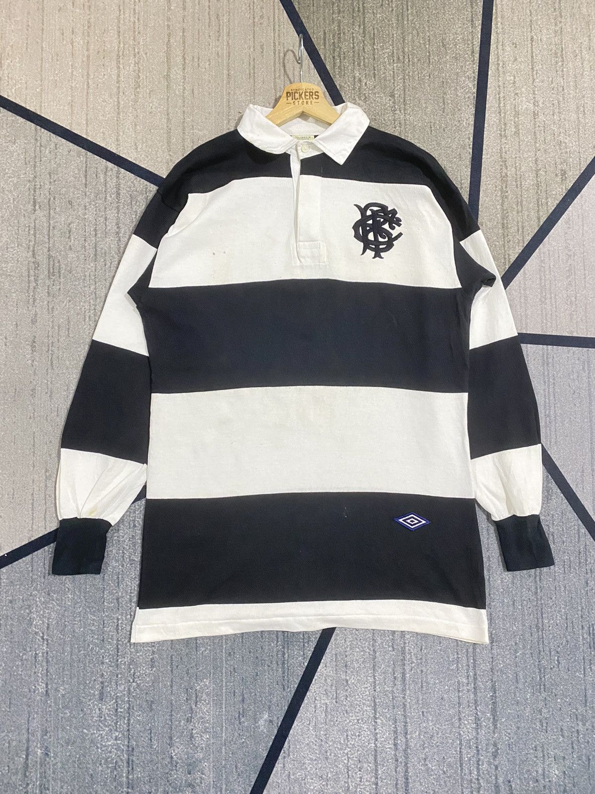 Umbro × Vintage Vintage Umbro Longsleeves Polo Tee Smalllogo Embroidery Size US M / EU 48-50 / 2 - 1 Thumbnail