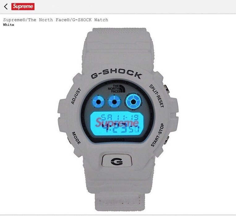 Supreme Supreme / The North Face / G-SHOCK Watch [FW22] | Grailed