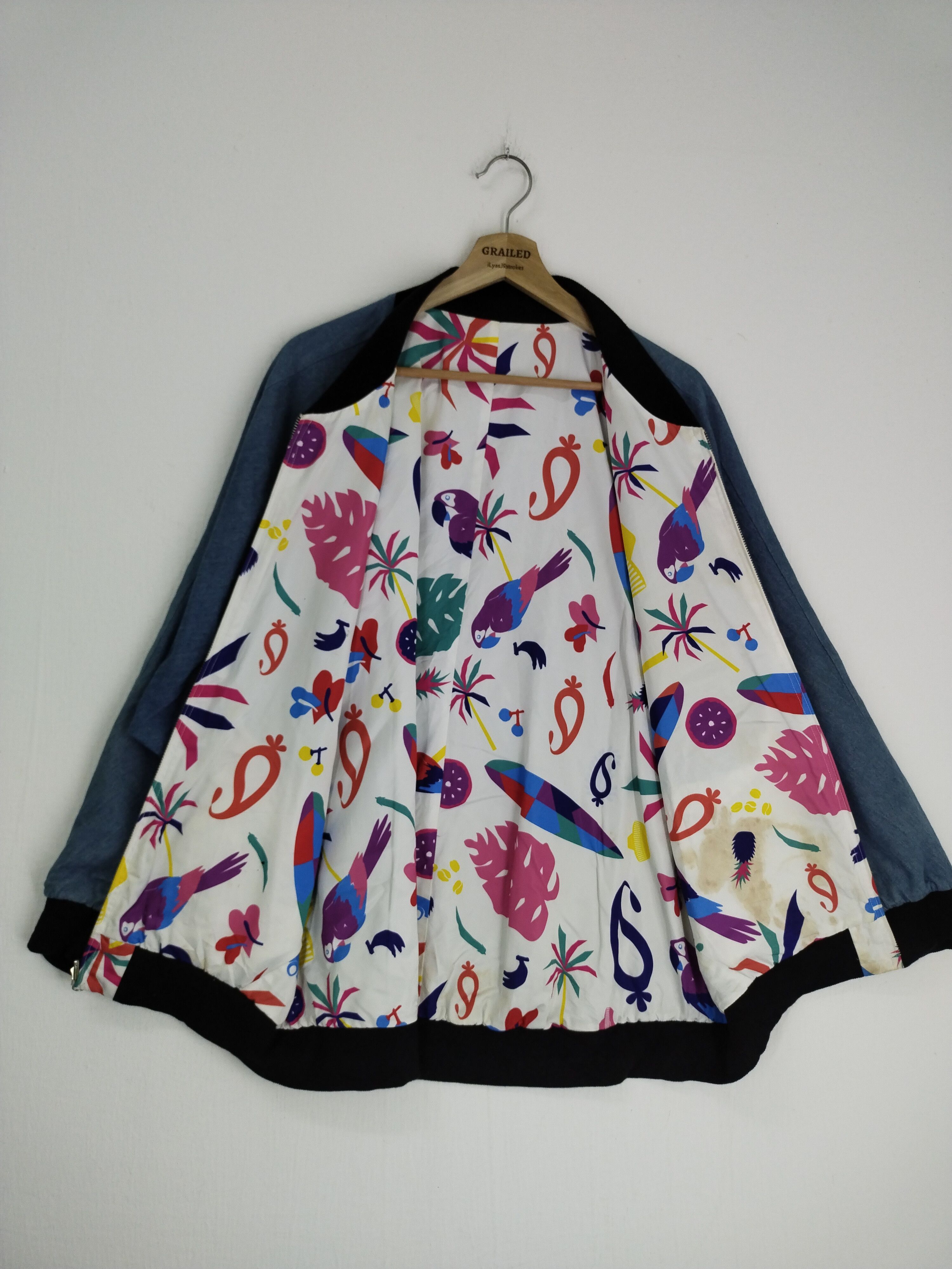 If Six Was Nine × Japanese Brand Reputation Rodeo Crowns Reversible Blouson Size L / US 10 / IT 46 - 2 Thumbnail