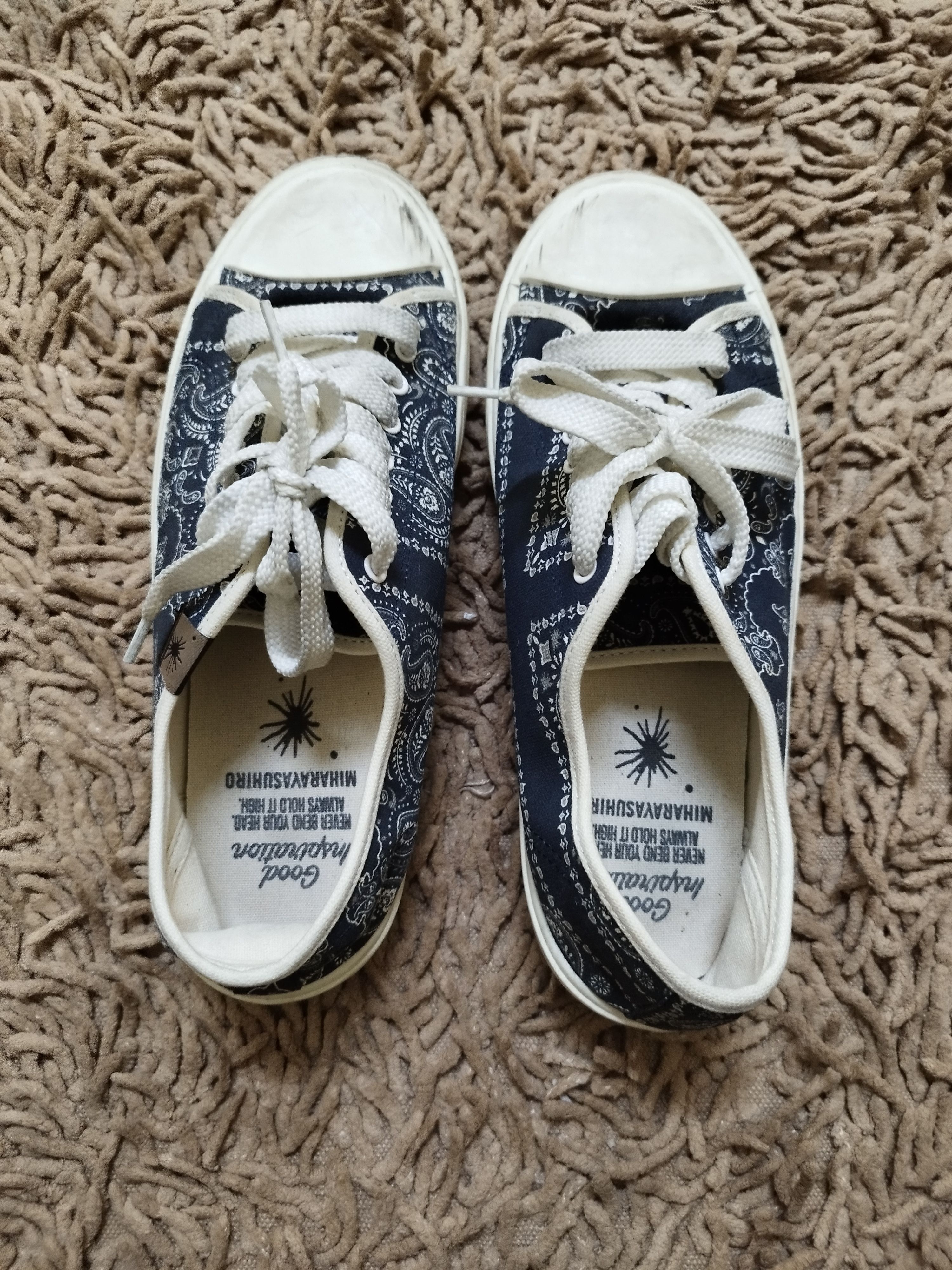 Maison MIHARA YASUHIRO Miharayasuhiro Paisley Sneaker low top Size US 9.5 / EU 42-43 - 1 Thumbnail