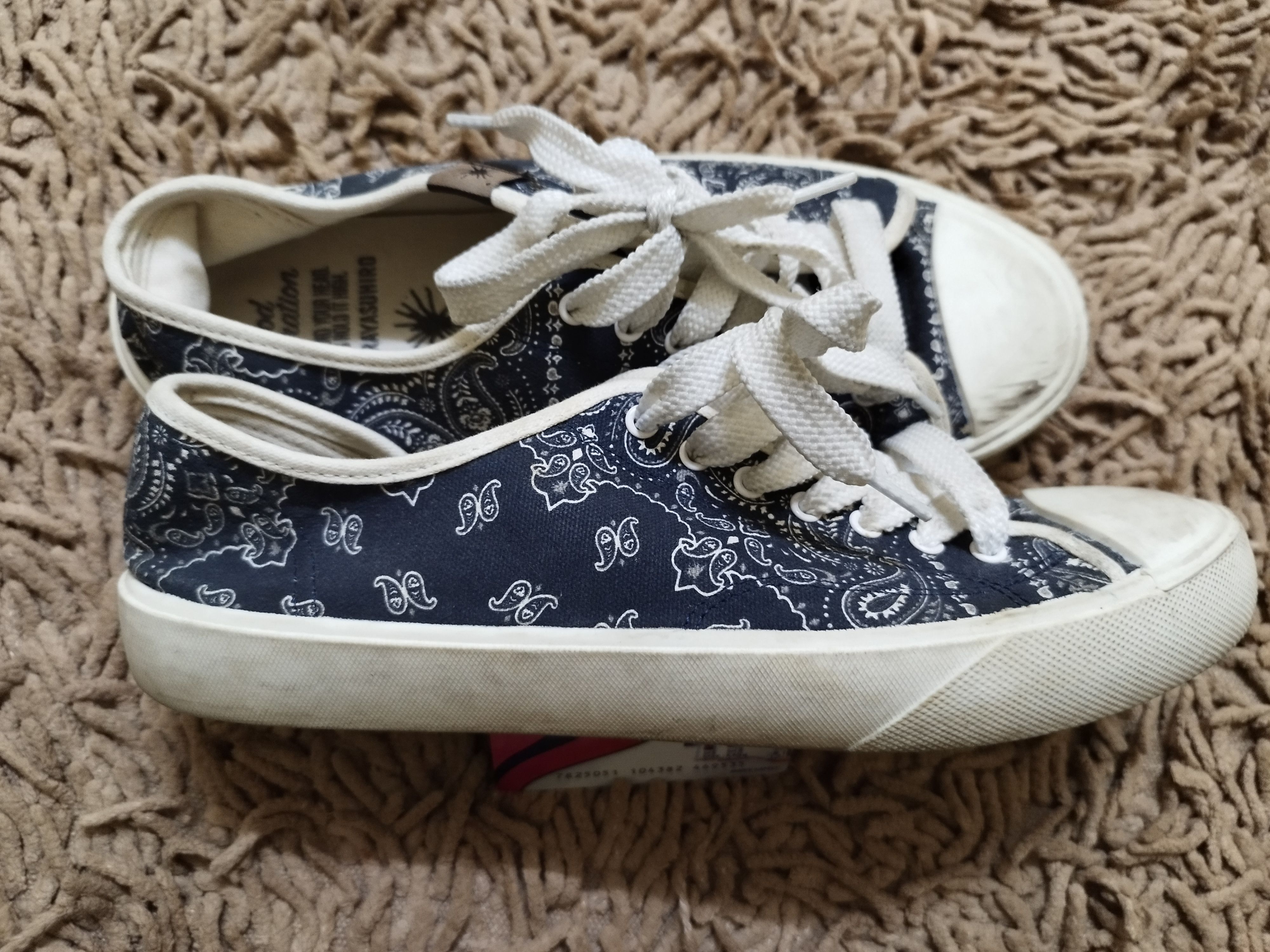 Maison MIHARA YASUHIRO Miharayasuhiro Paisley Sneaker low top Size US 9.5 / EU 42-43 - 3 Thumbnail