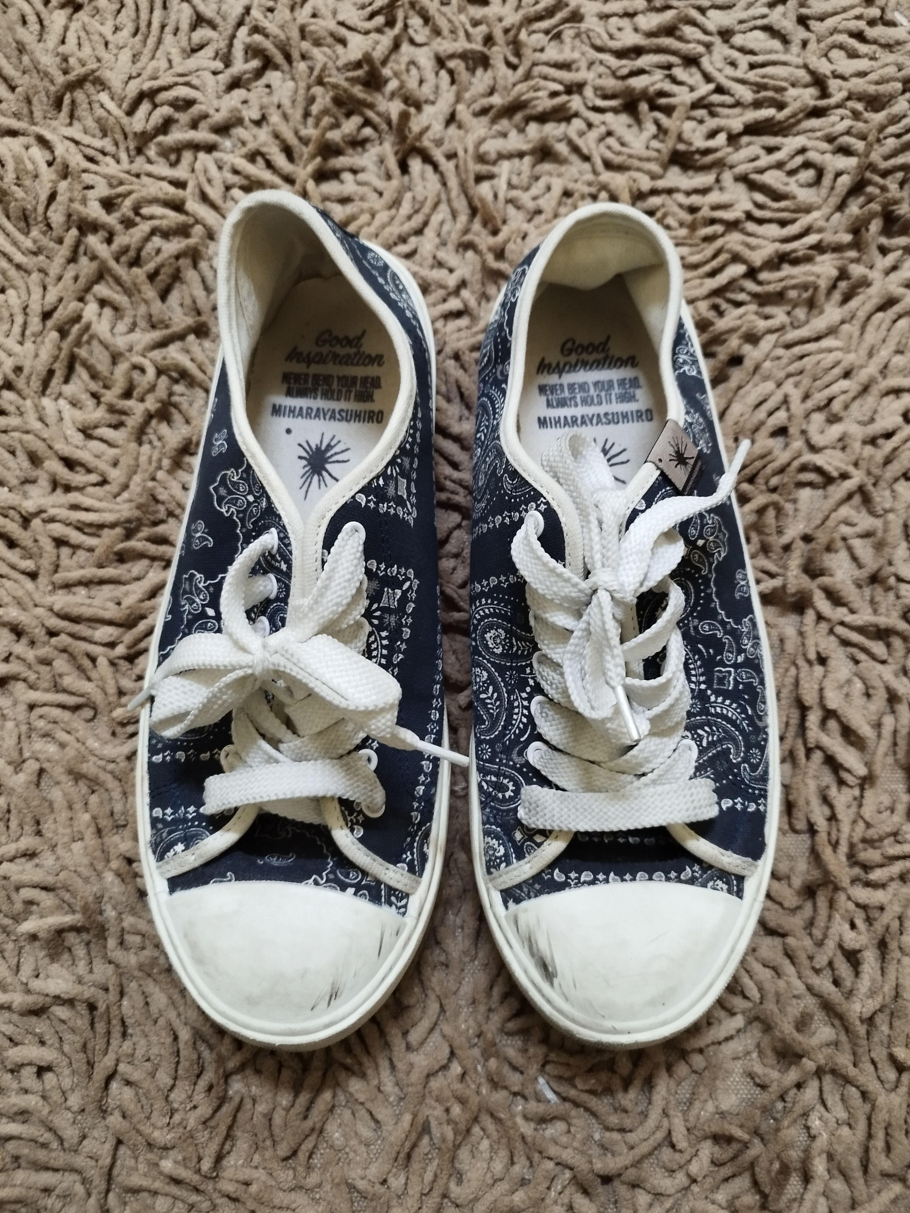 Maison MIHARA YASUHIRO Miharayasuhiro Paisley Sneaker low top Size US 9.5 / EU 42-43 - 2 Thumbnail