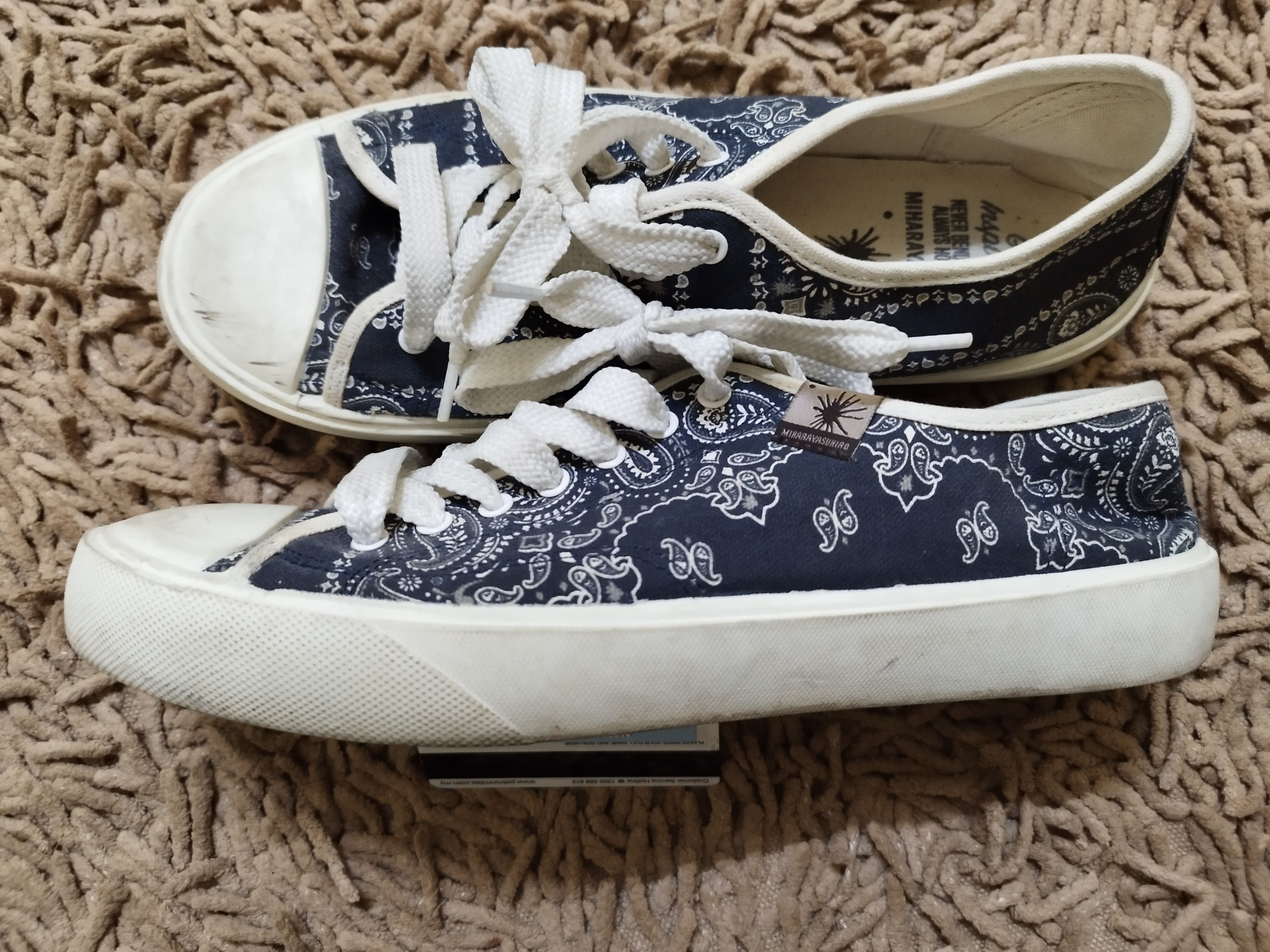 Maison MIHARA YASUHIRO Miharayasuhiro Paisley Sneaker low top Size US 9.5 / EU 42-43 - 4 Thumbnail