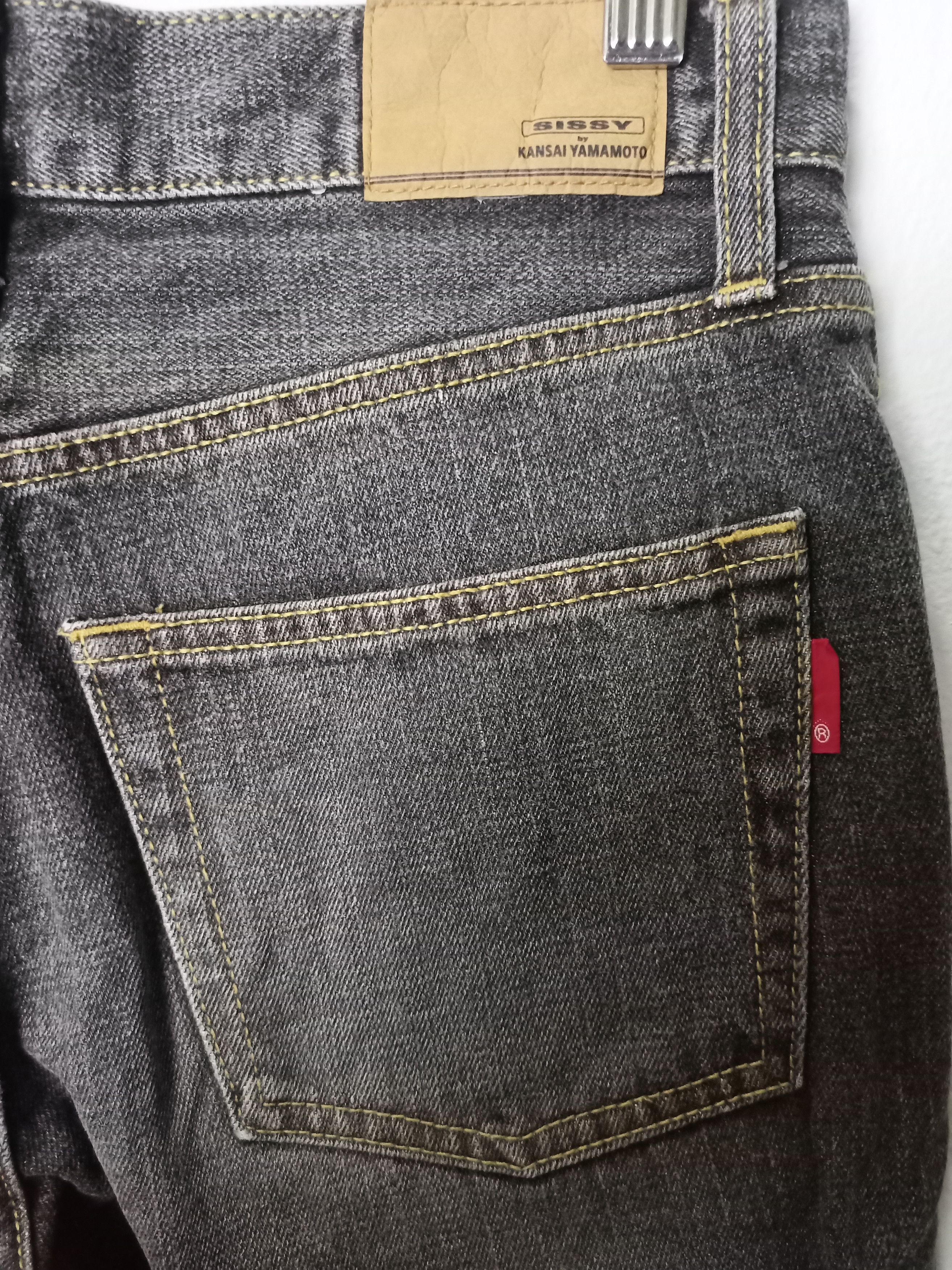 Kansai Yamamoto Vintage Sissy By Kansai Yamamoto Faded Black Jeans Size US 30 / EU 46 - 10 Thumbnail