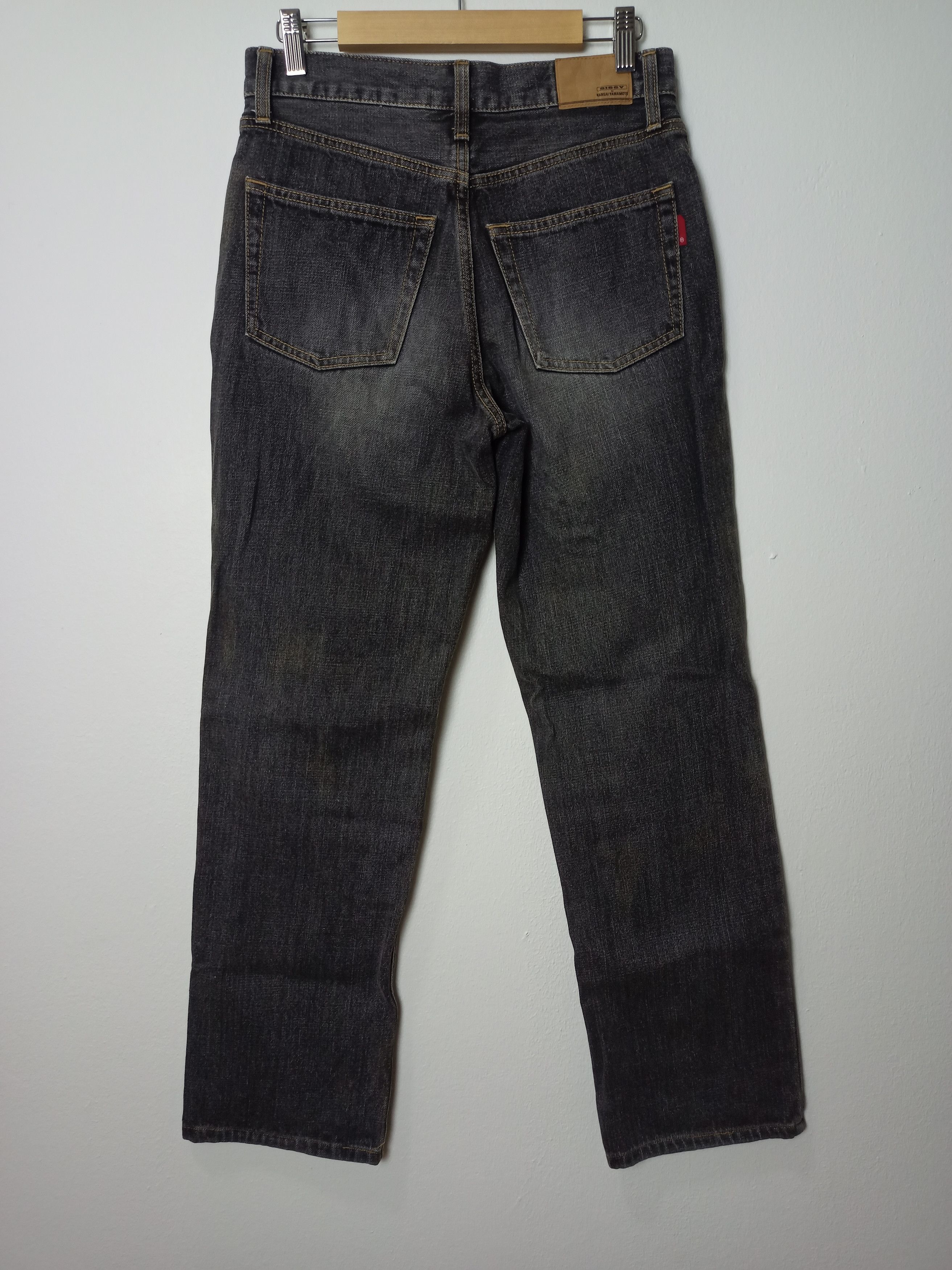 Kansai Yamamoto Vintage Sissy By Kansai Yamamoto Faded Black Jeans Size US 30 / EU 46 - 8 Thumbnail