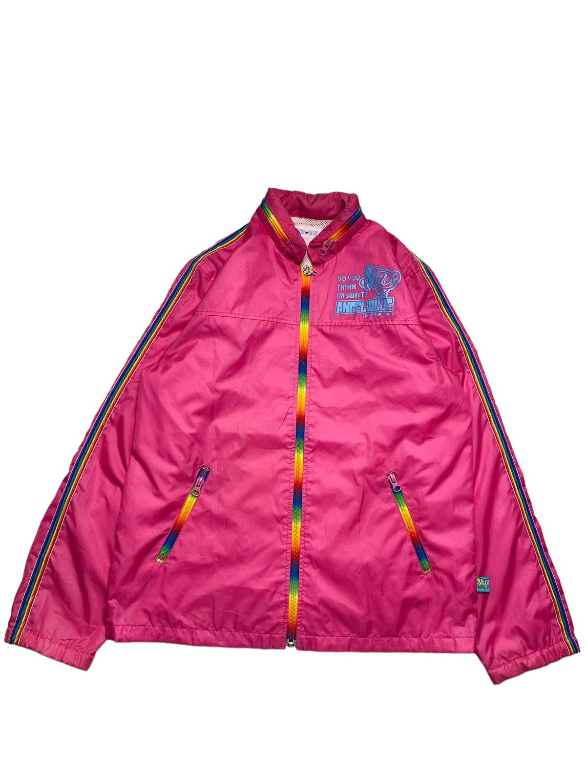 Hysteric Glamour 1990s Angel Blue - Rainbow Zipper Lightweight Jacket Size US M / EU 48-50 / 2 - 3 Thumbnail
