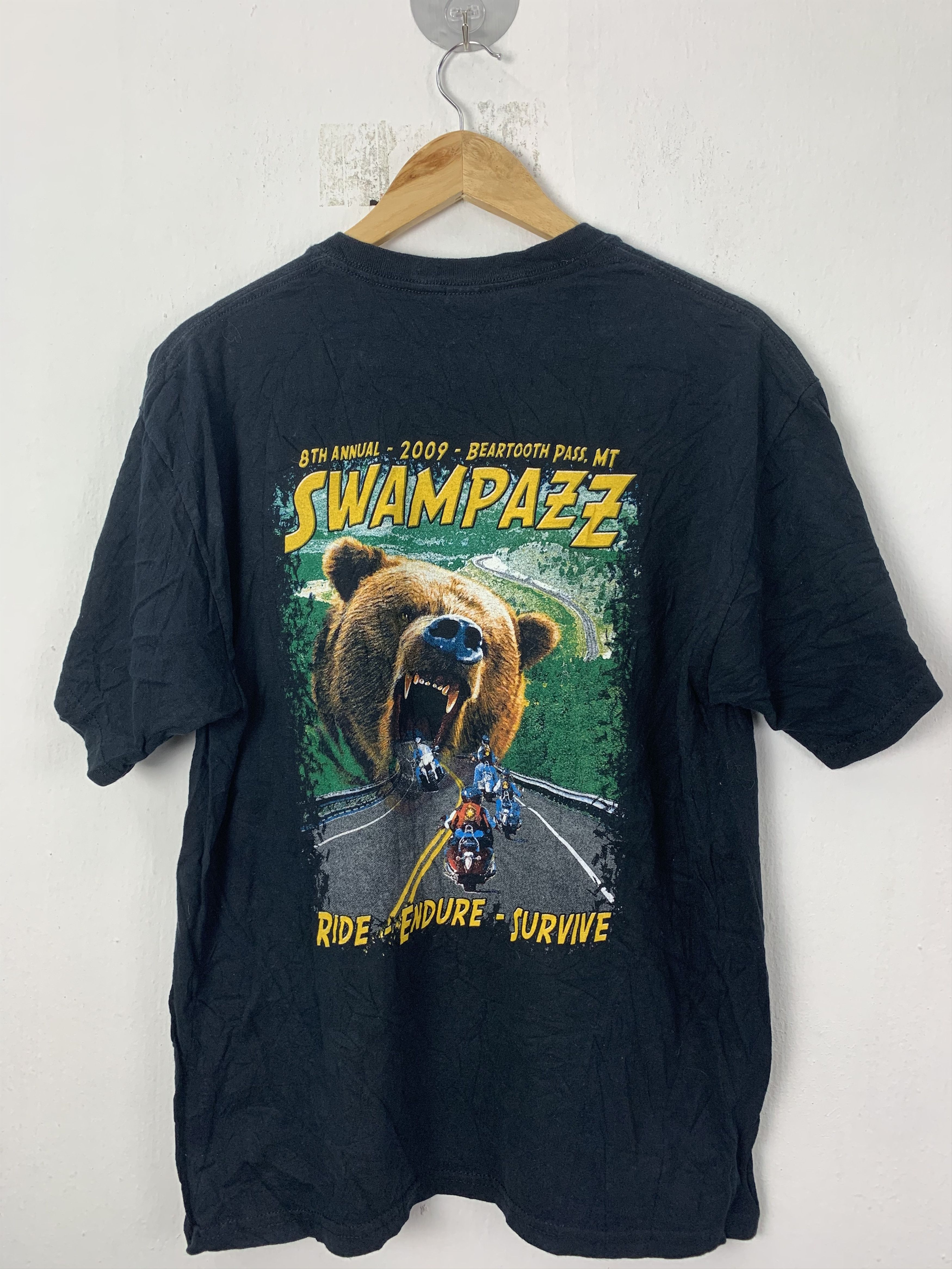 image of Vintage Swampazz Star Tshirt ed 2009 Streetwear 036 in Black, Men's (Size Medium)
