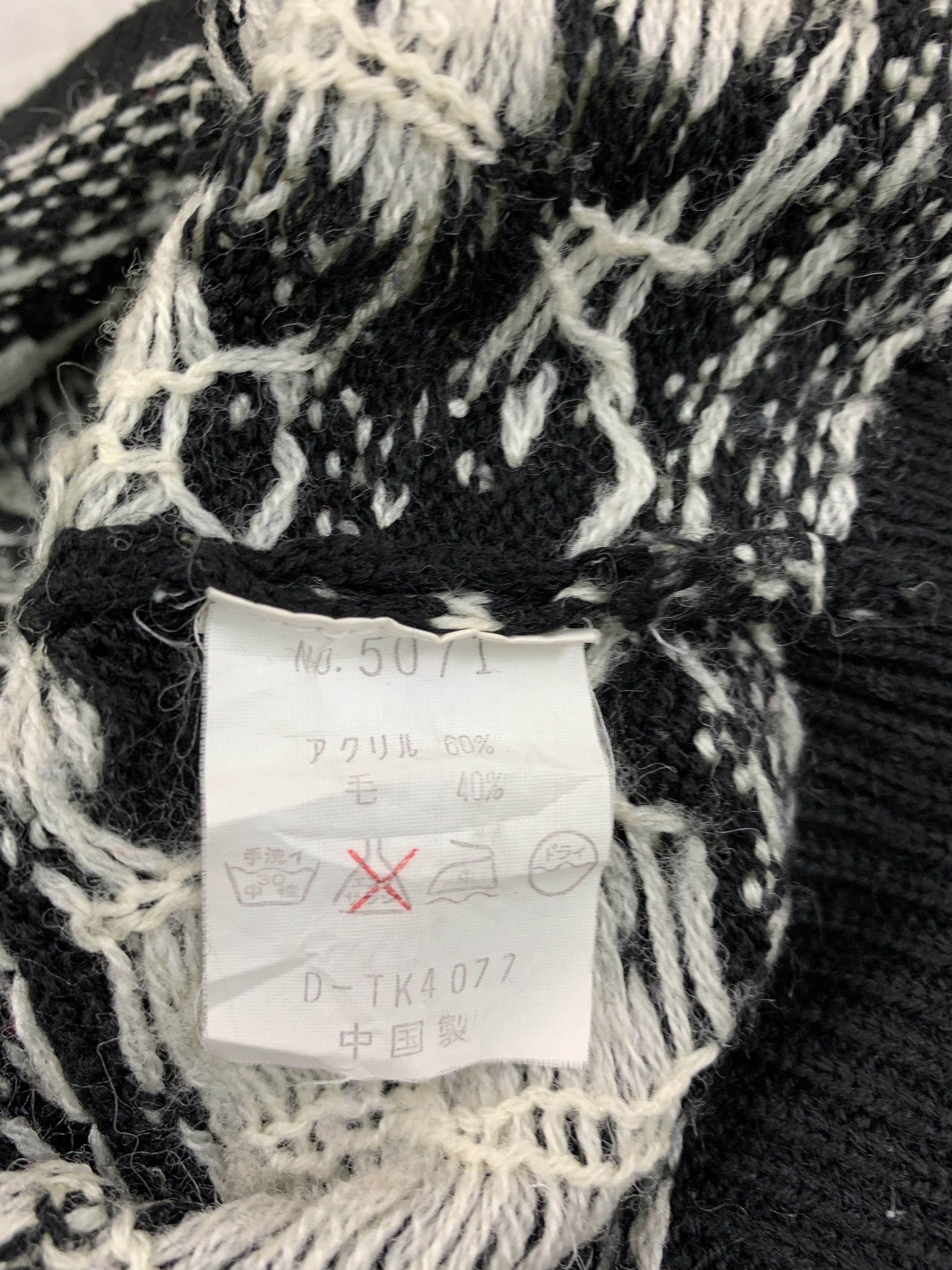 Aran Isles Knitwear Knitwear Chacha Doll Deer Monogram Vtg Streetwear Black Size M / US 6-8 / IT 42-44 - 14 Thumbnail