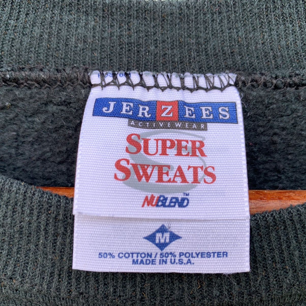 Vintage VINTAGE 90s JERZEES TROJAN LINCOLN SWEATSHIRT EMBROIDERED Size US M / EU 48-50 / 2 - 6 Thumbnail