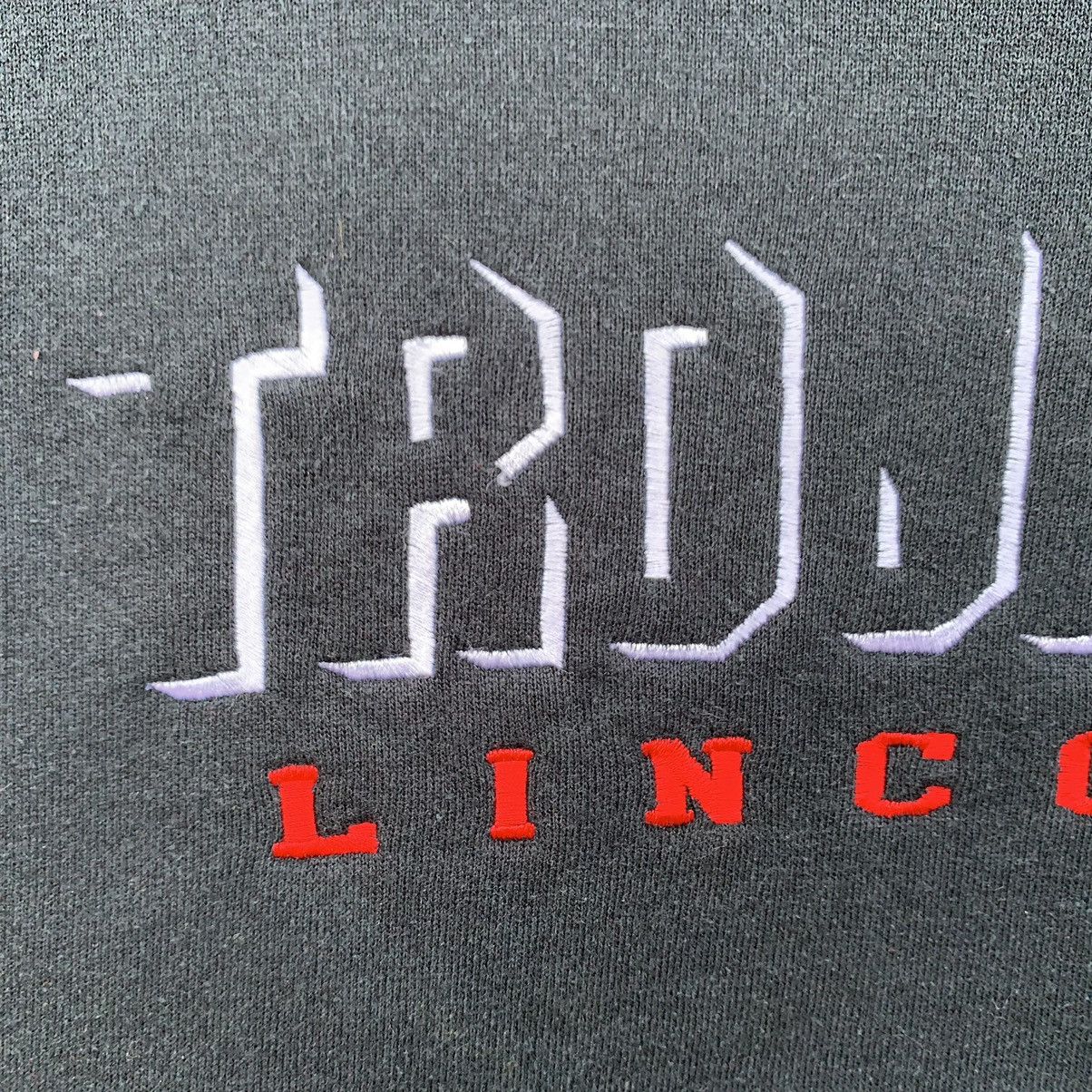 Vintage VINTAGE 90s JERZEES TROJAN LINCOLN SWEATSHIRT EMBROIDERED Size US M / EU 48-50 / 2 - 5 Thumbnail