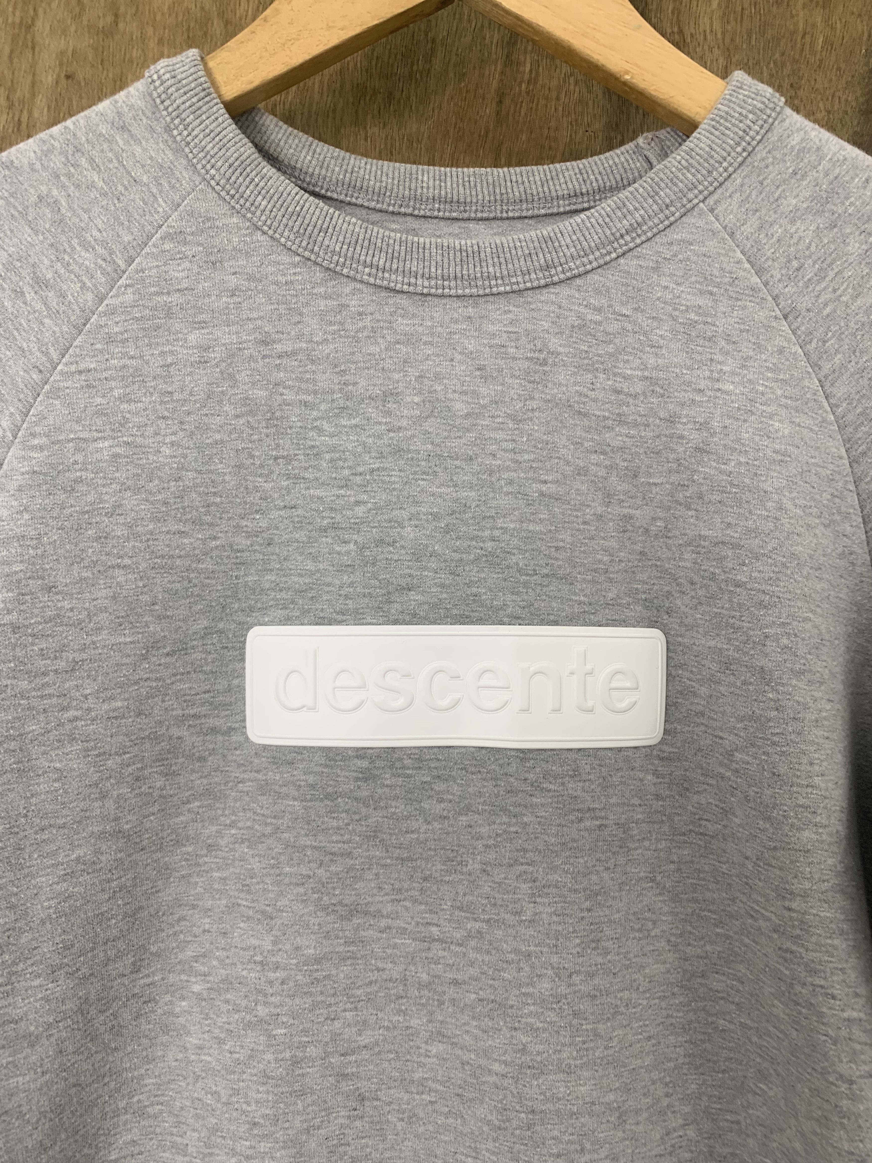 Descente Descente Small Box Vintage Sweatshirts Streetwear Grey Size US S / EU 44-46 / 1 - 2 Thumbnail