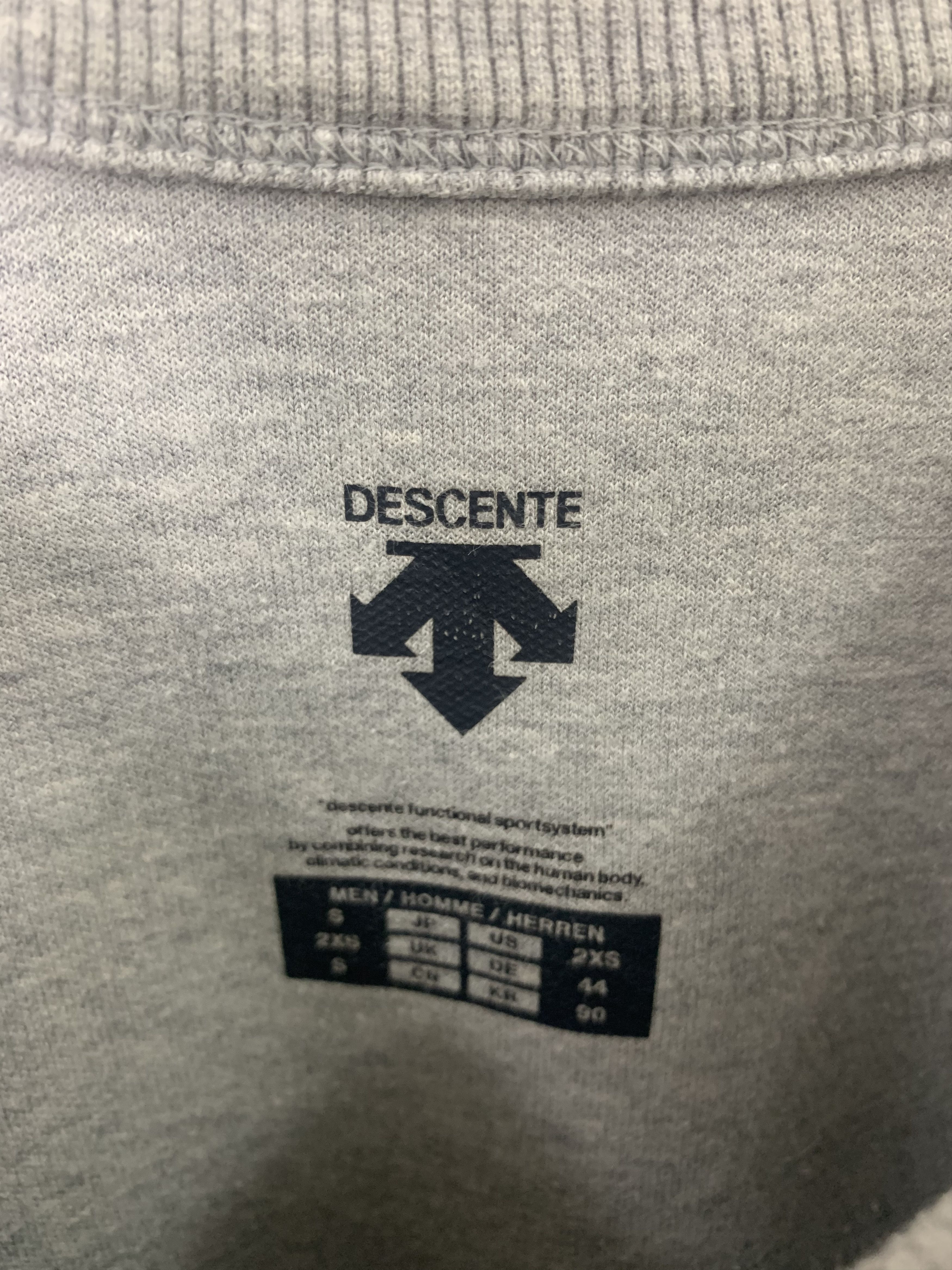 Descente Descente Small Box Vintage Sweatshirts Streetwear Grey Size US S / EU 44-46 / 1 - 7 Thumbnail