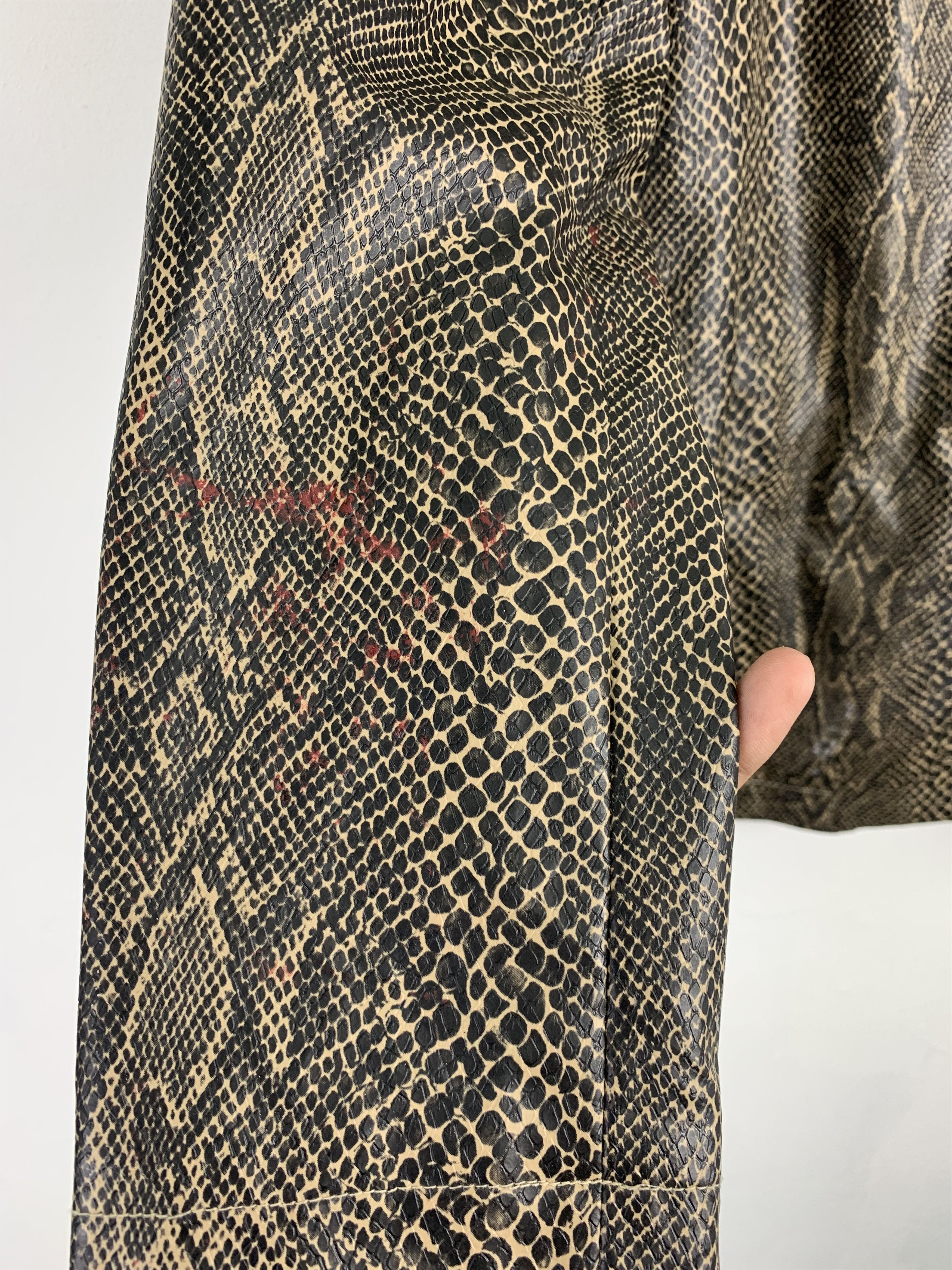 Japanese Brand Blazer Jacket Snake Skin Design Streetwear Style Size US S / EU 44-46 / 1 - 8 Thumbnail