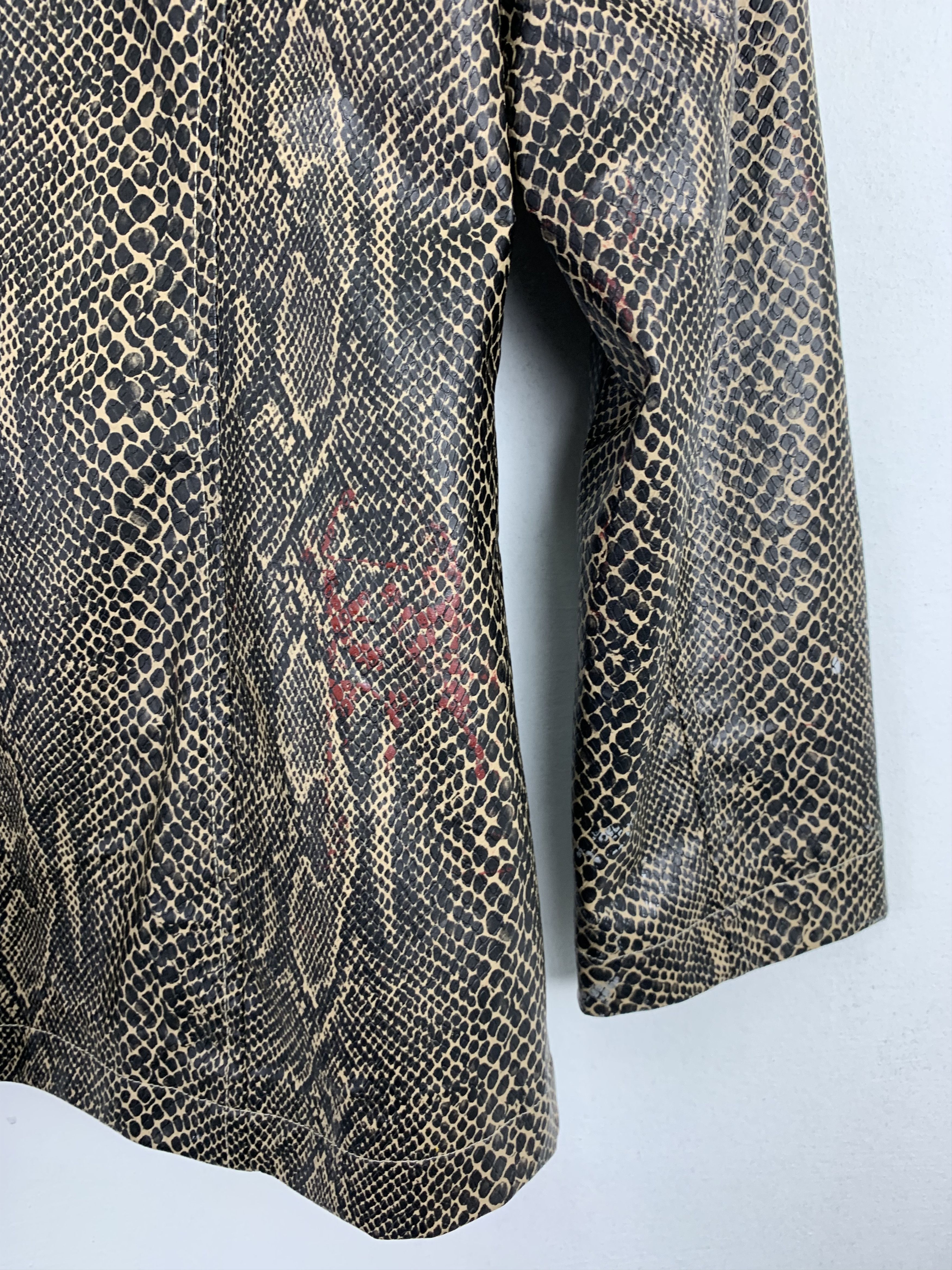 Japanese Brand Blazer Jacket Snake Skin Design Streetwear Style Size US S / EU 44-46 / 1 - 19 Thumbnail