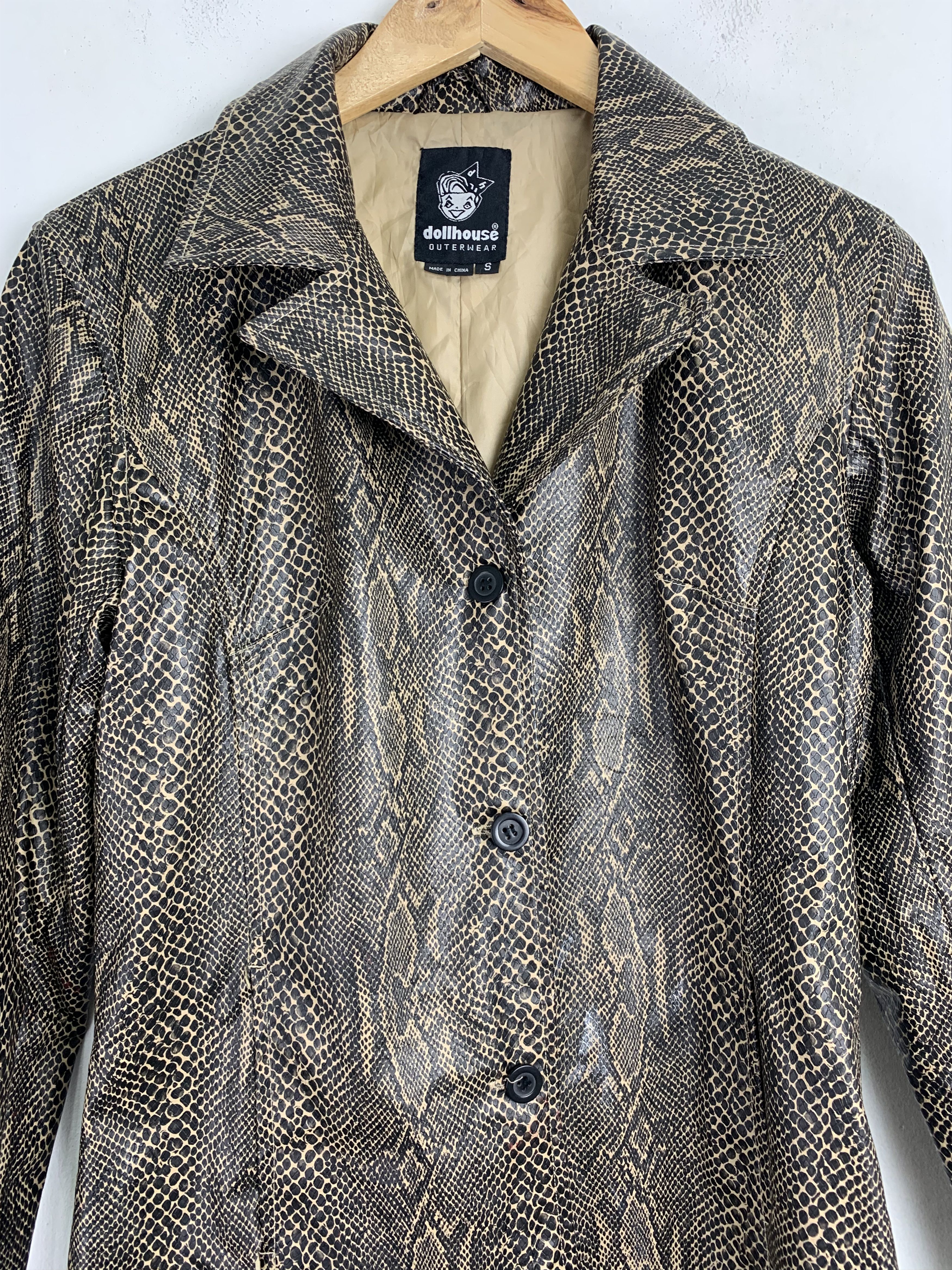Japanese Brand Blazer Jacket Snake Skin Design Streetwear Style Size US S / EU 44-46 / 1 - 3 Thumbnail