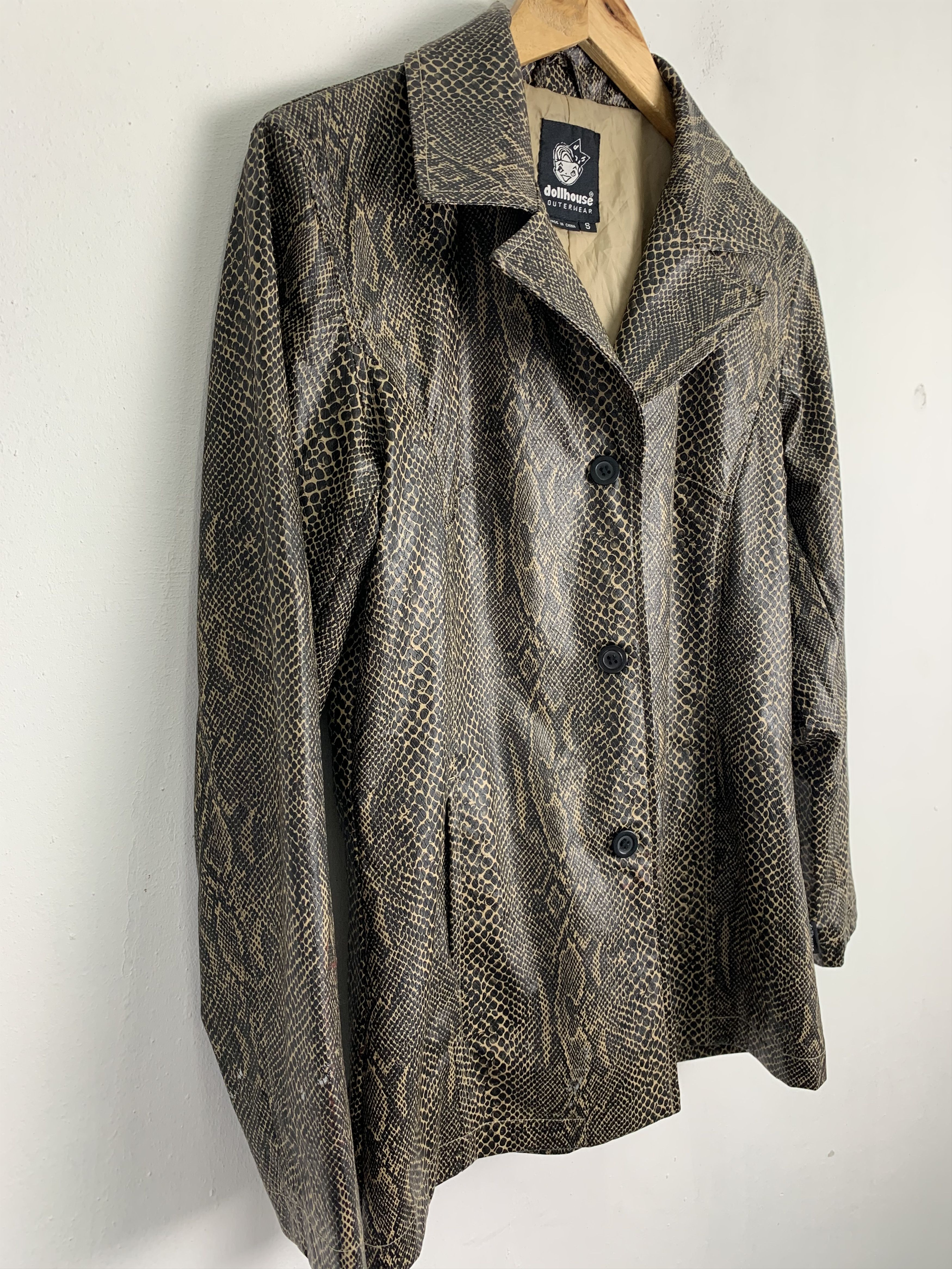 Japanese Brand Blazer Jacket Snake Skin Design Streetwear Style Size US S / EU 44-46 / 1 - 16 Thumbnail