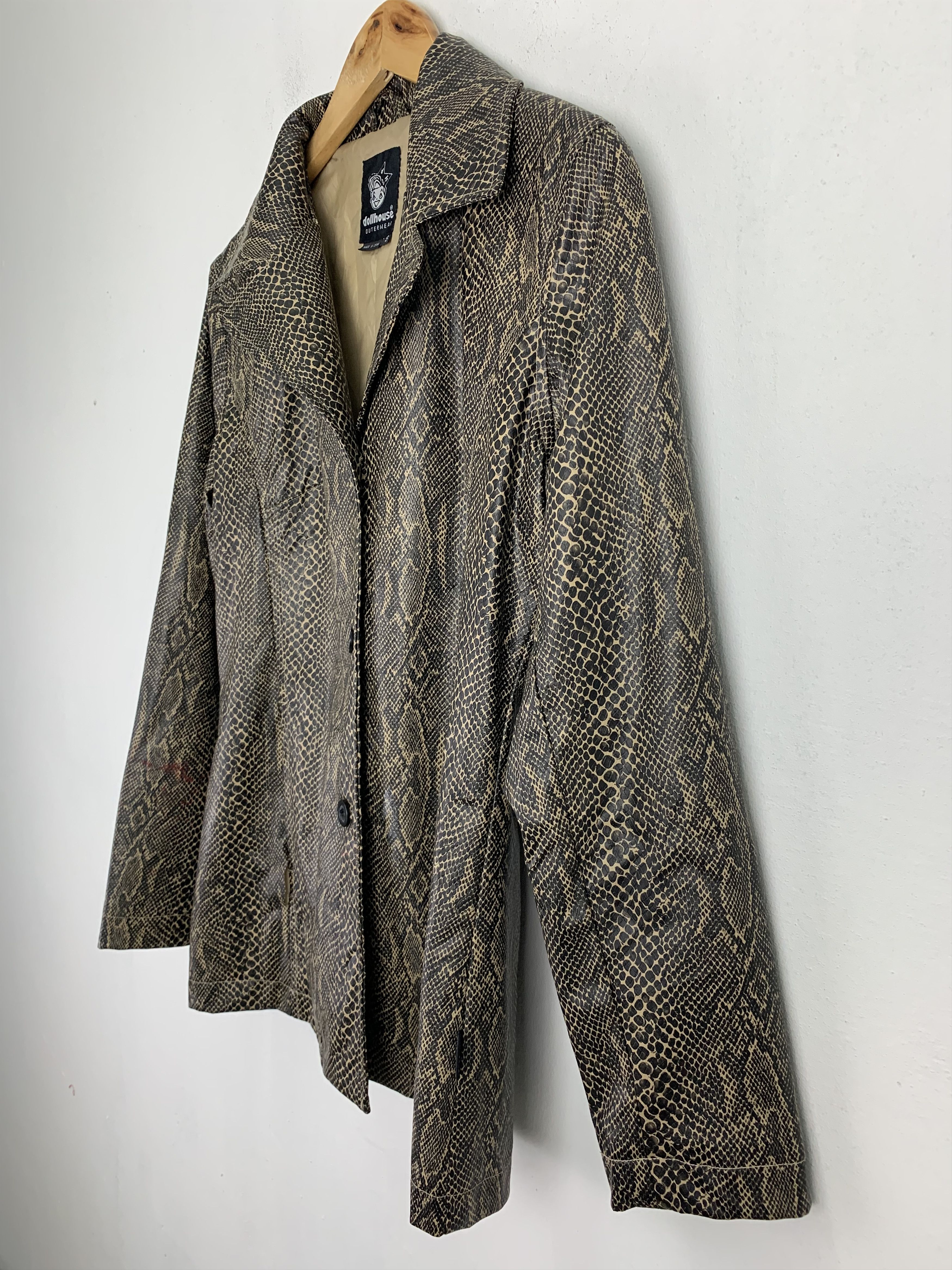 Japanese Brand Blazer Jacket Snake Skin Design Streetwear Style Size US S / EU 44-46 / 1 - 17 Thumbnail